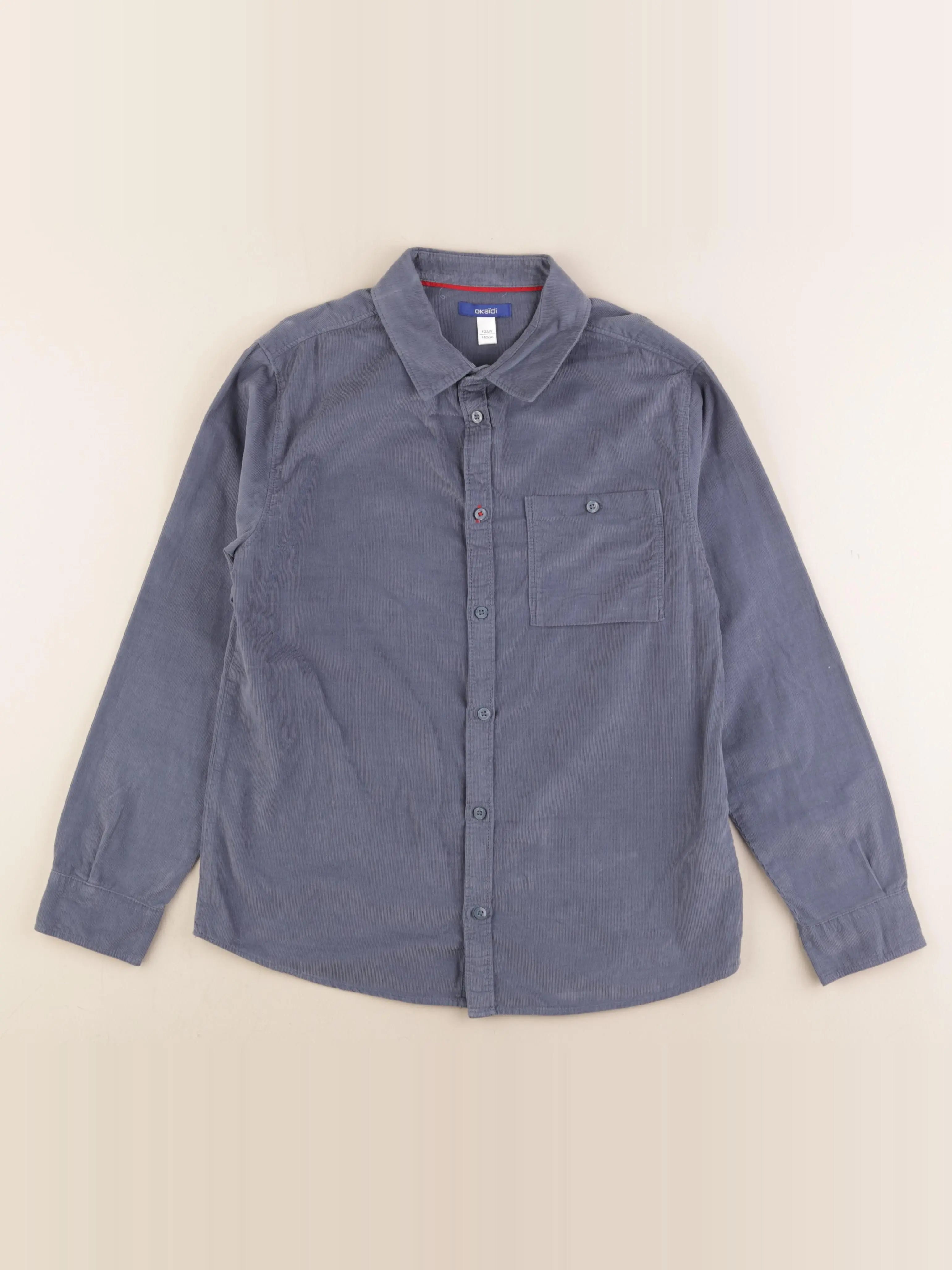 Okaidi - chemise bleu - 12 ans