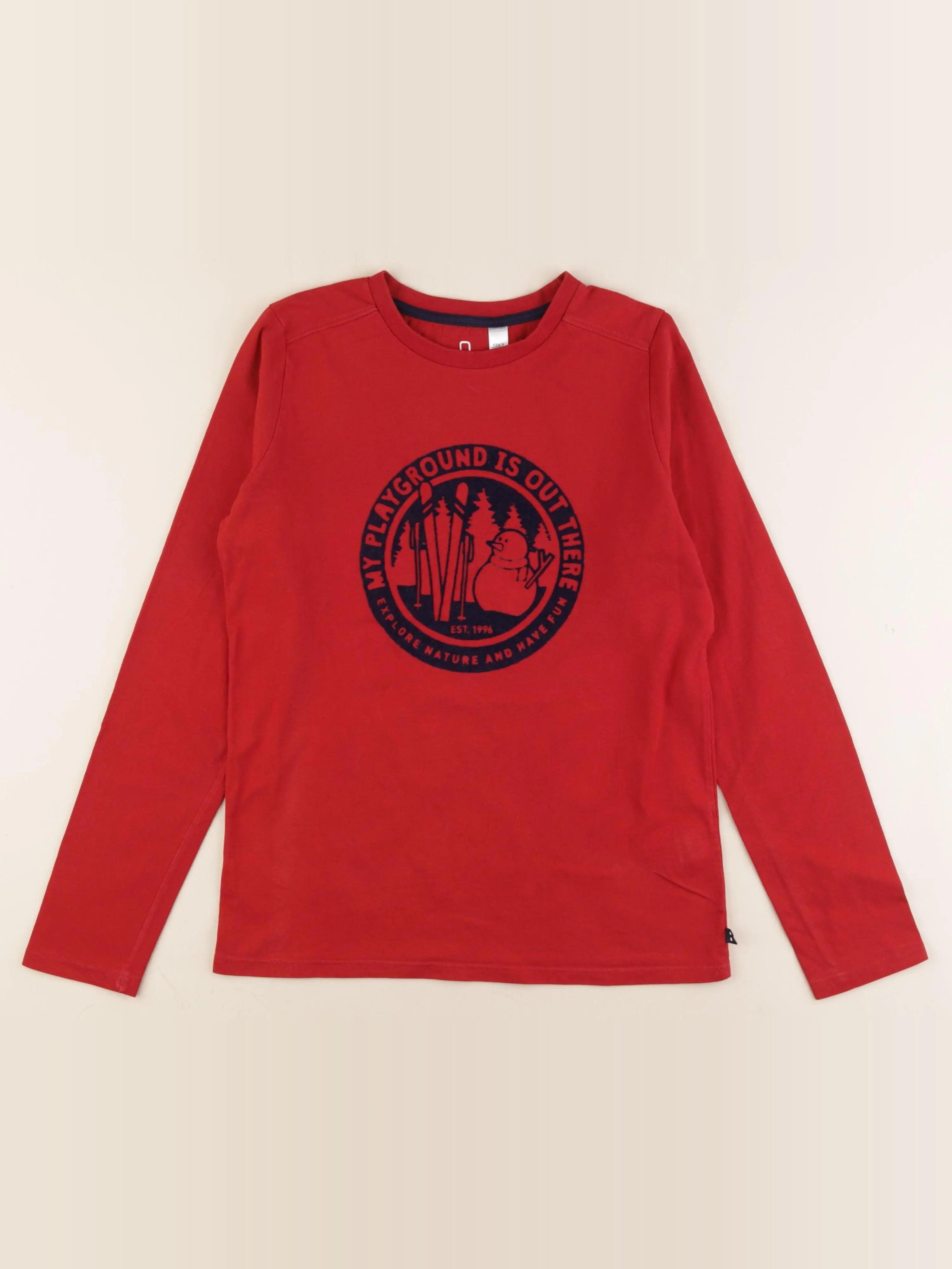 Okaidi - tee-shirt rouge - 12 ans