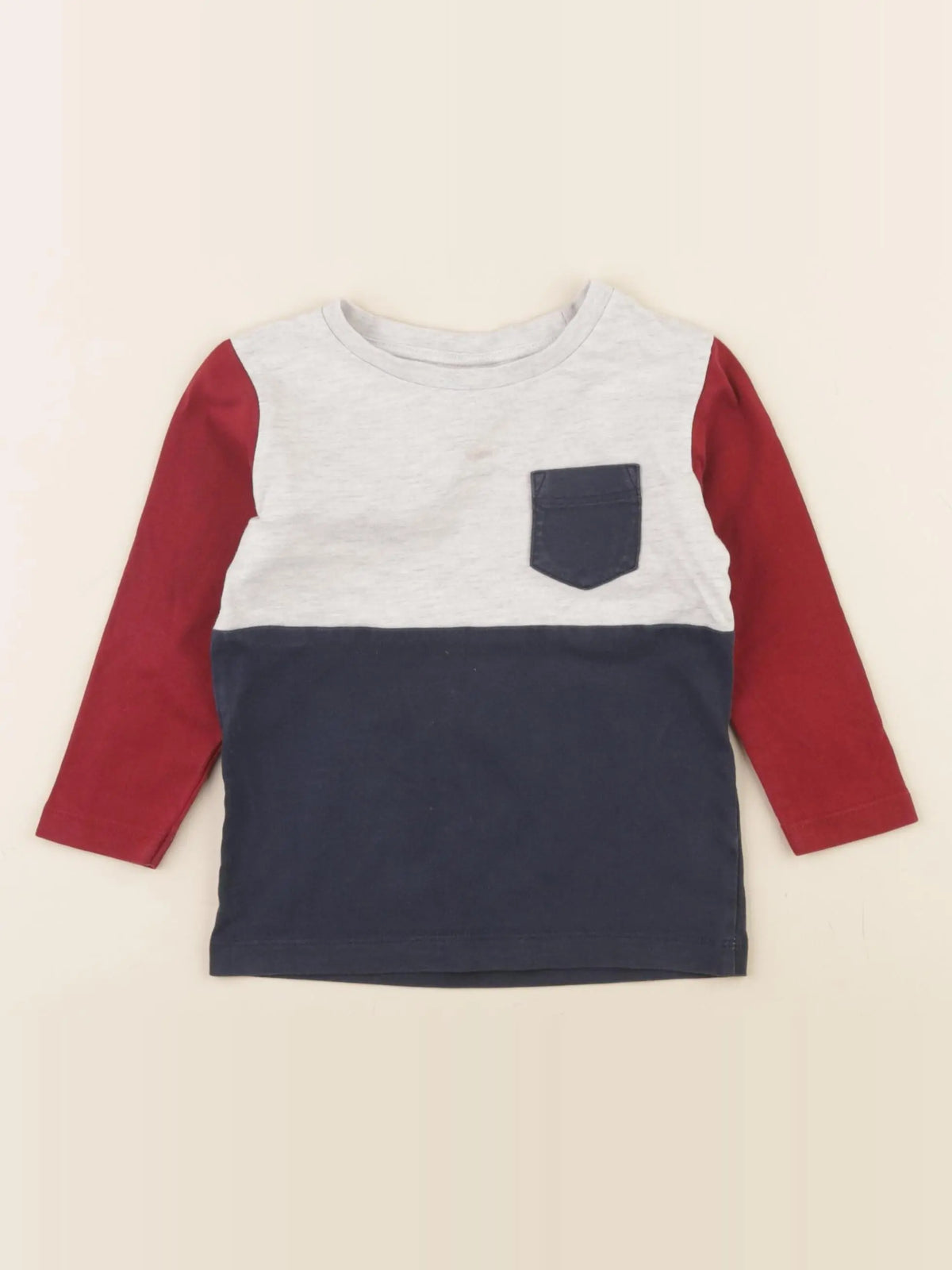 Tape à l'oeil - tee-shirt gris, bleu - 2 ans