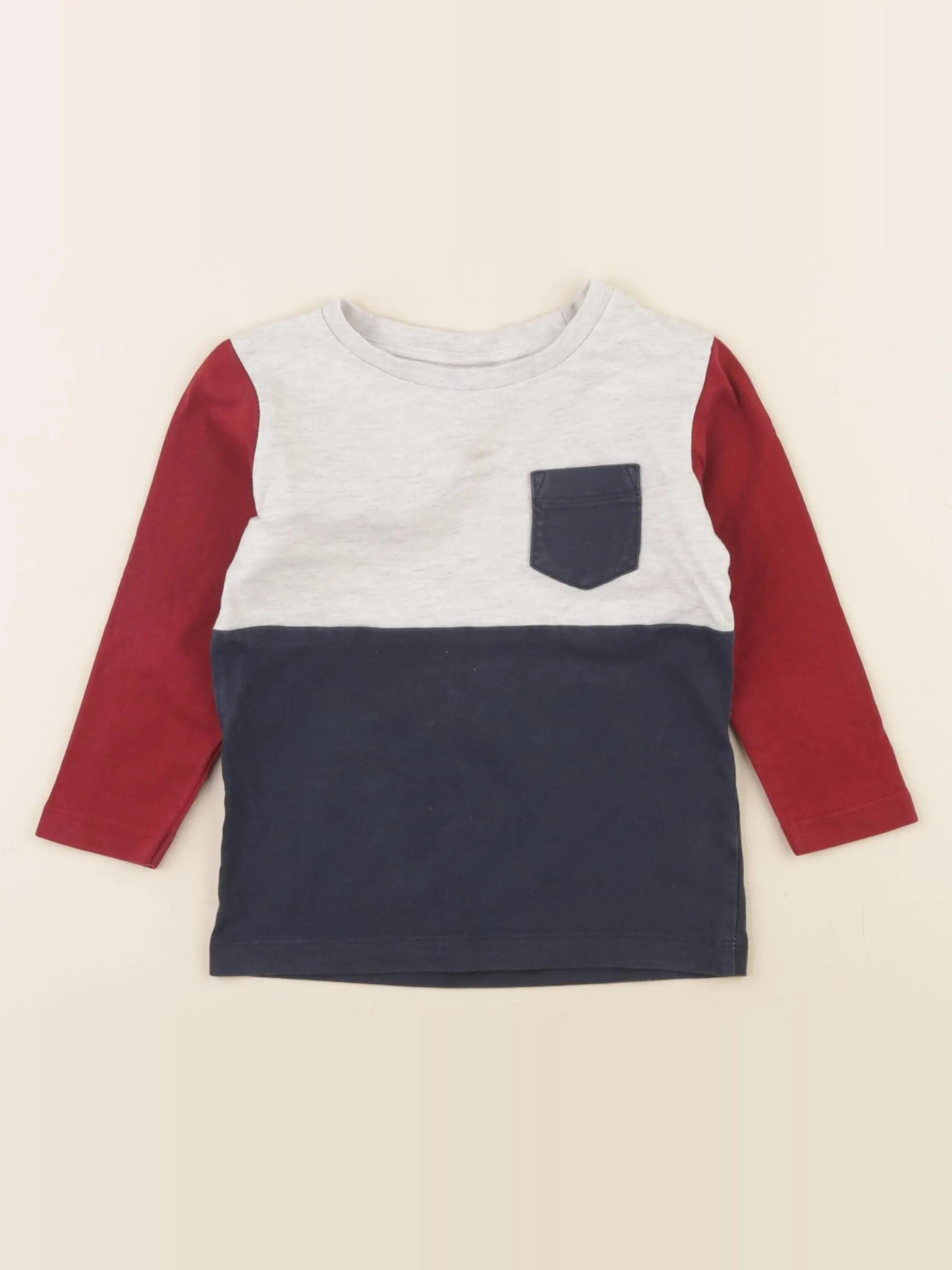 Tape à l'oeil - tee-shirt gris, bleu - 2 ans