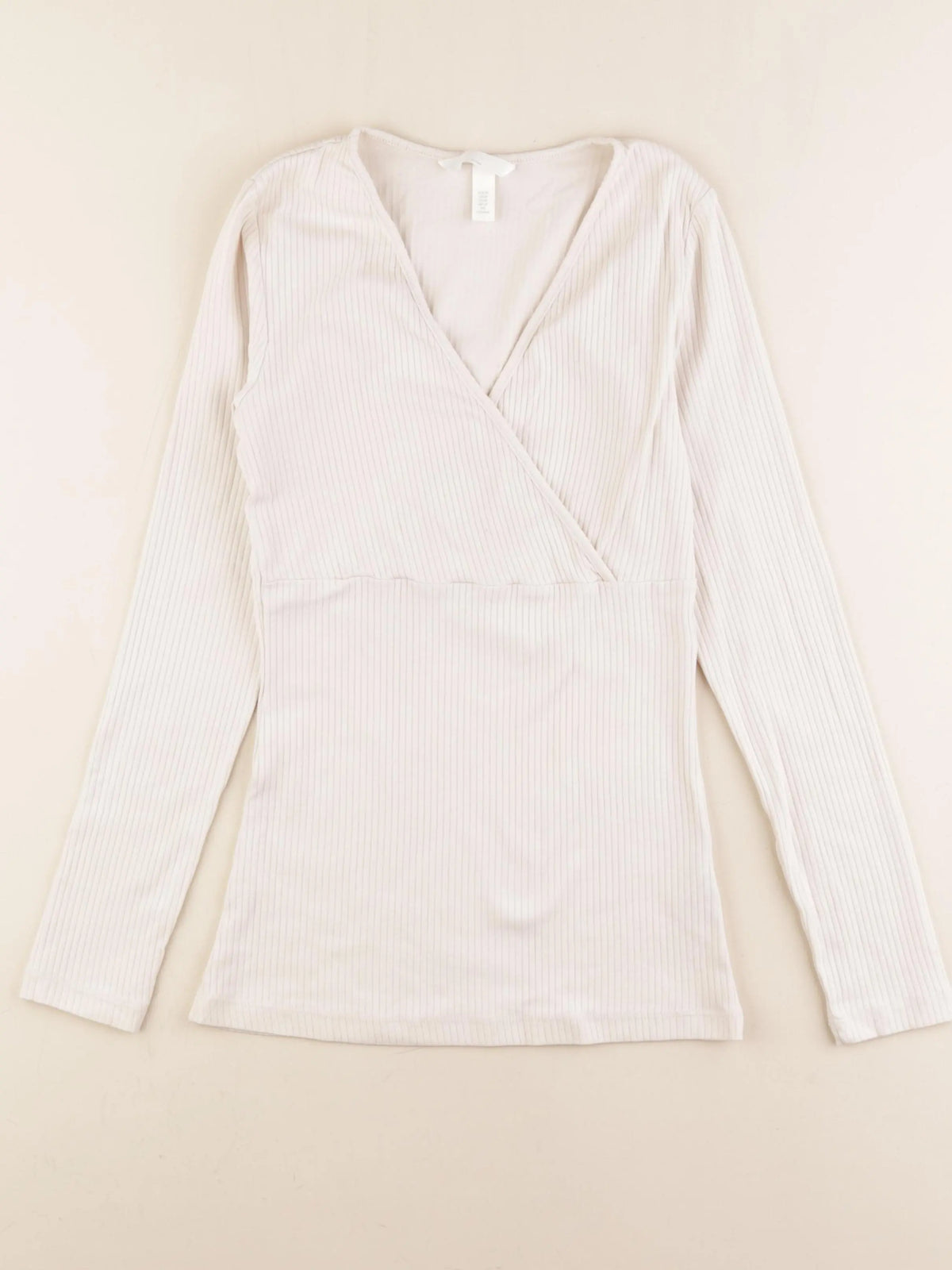 H&M - tee-shirt grossesse, allaitement blanc - m