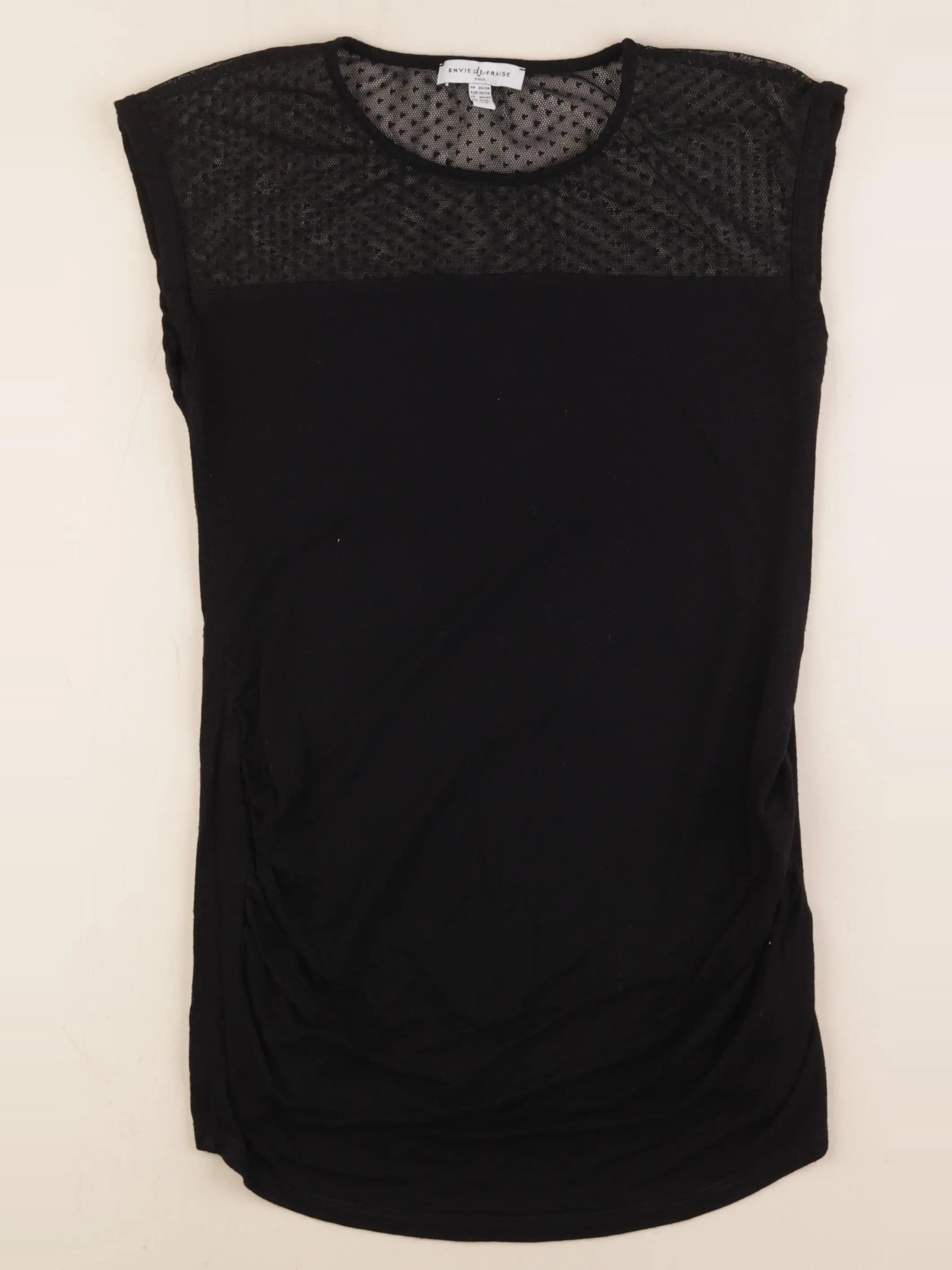 Envie de fraise - tee-shirt grossesse noir - 36 à 40