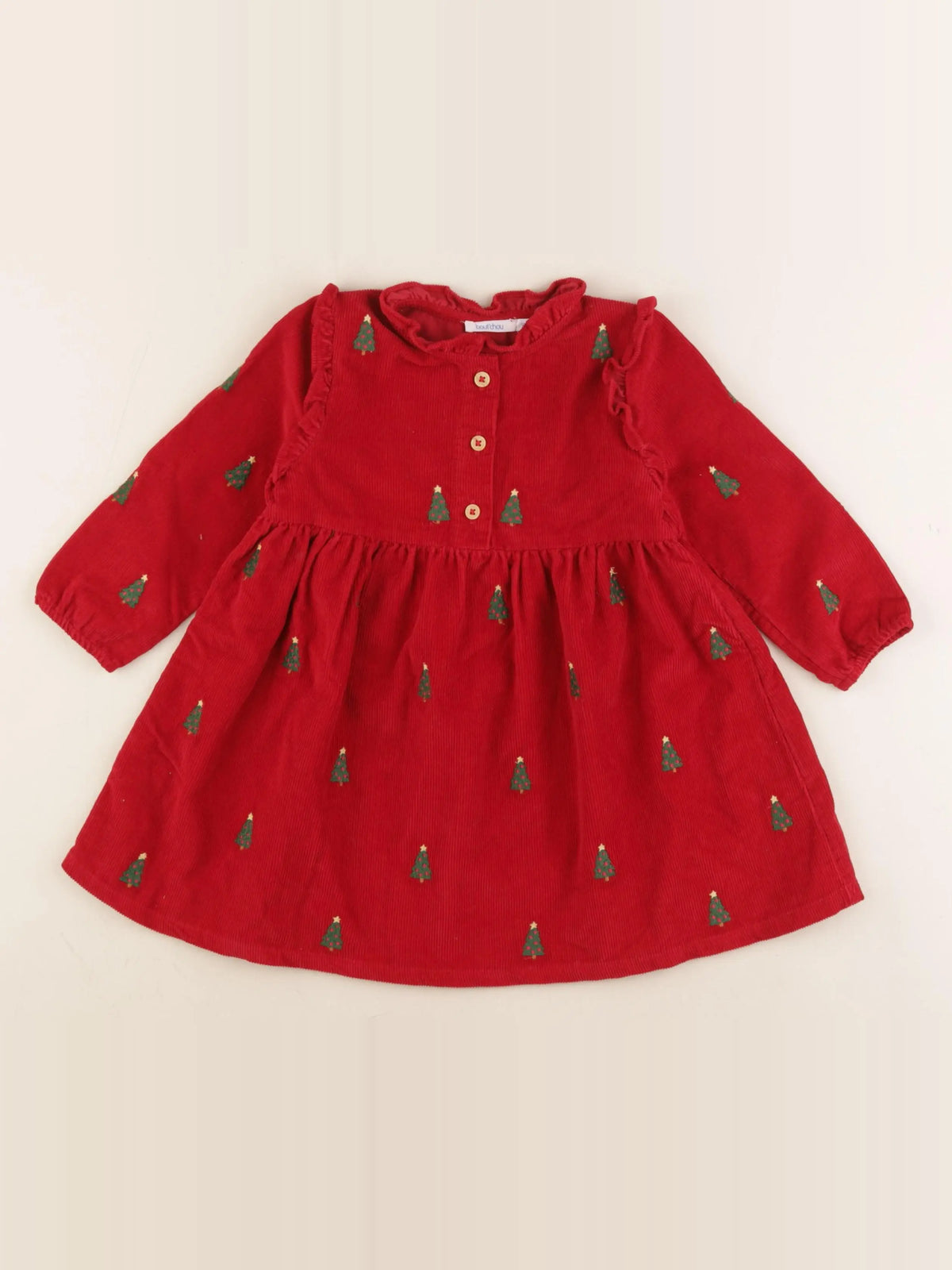 Boutchou - robe rouge - 18 mois
