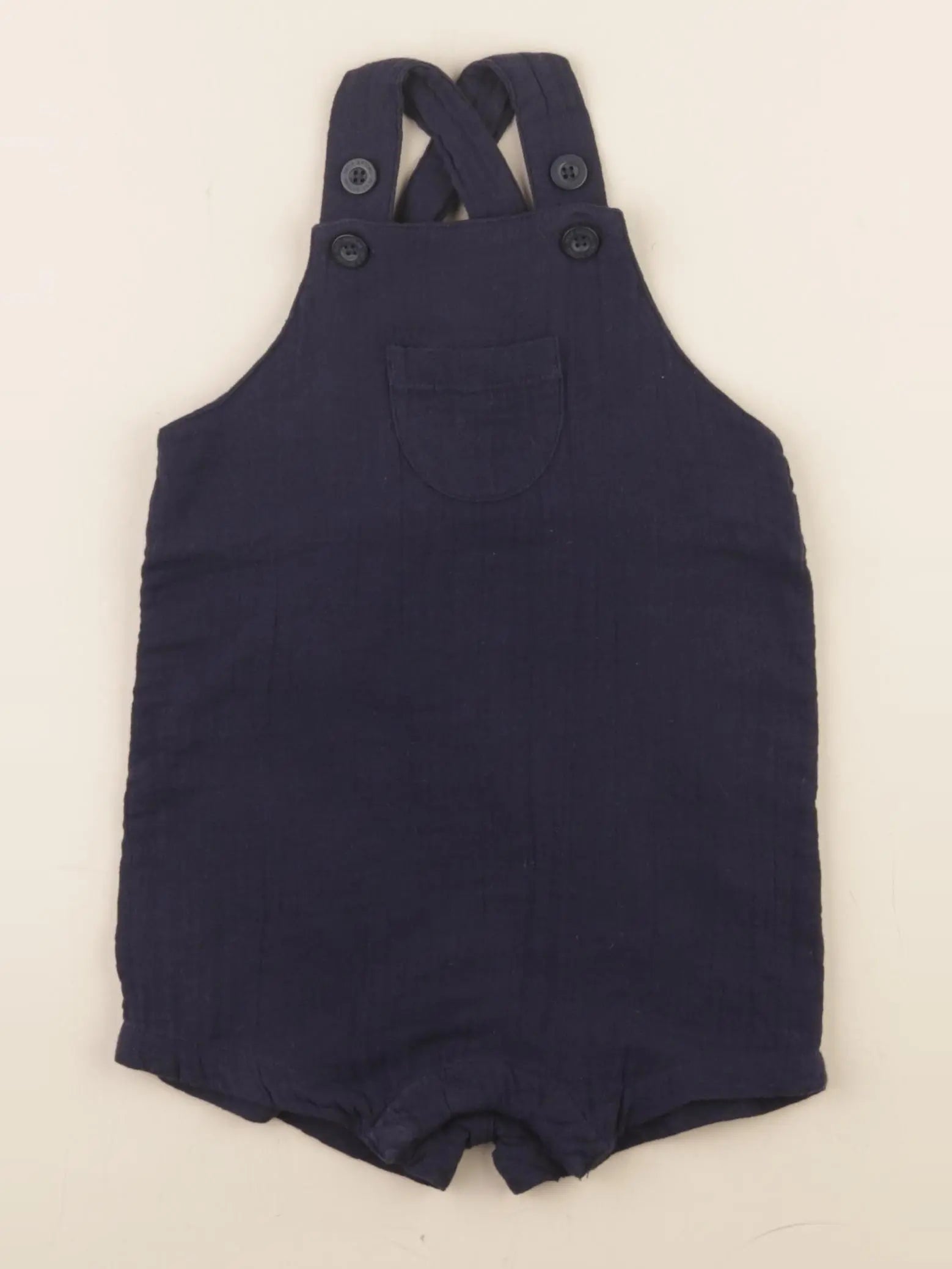 Petit Bateau - salopette bleu - 12 mois