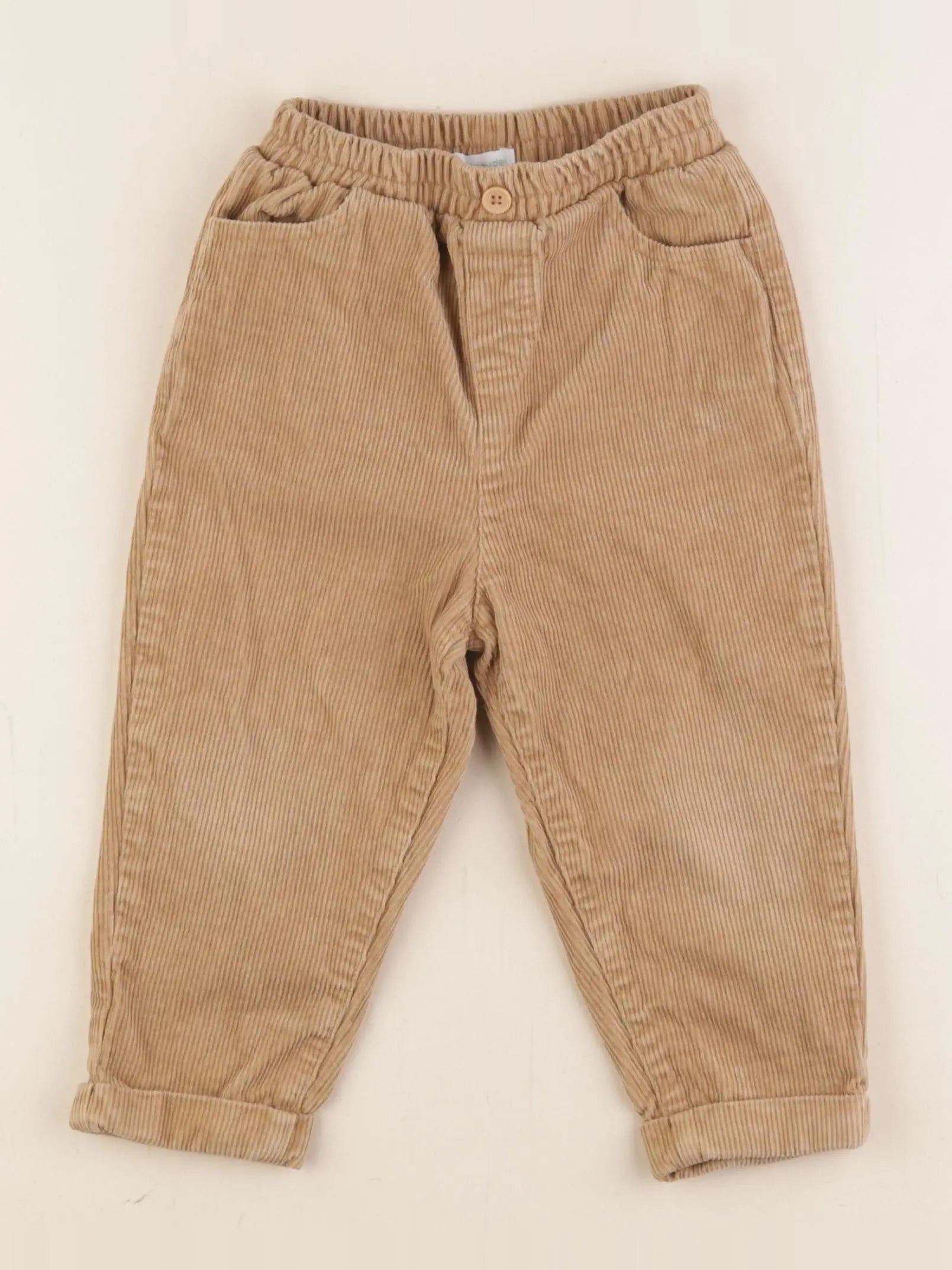 Vertbaudet - pantalon marron - 24 mois