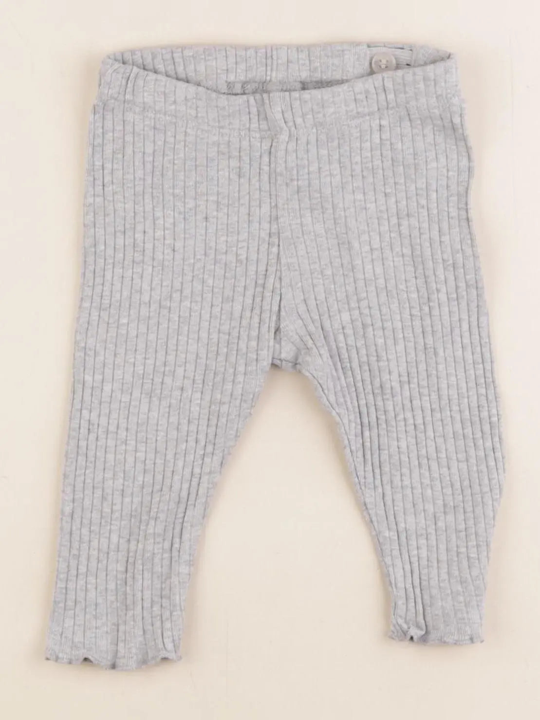 H&M - legging gris - 6 mois