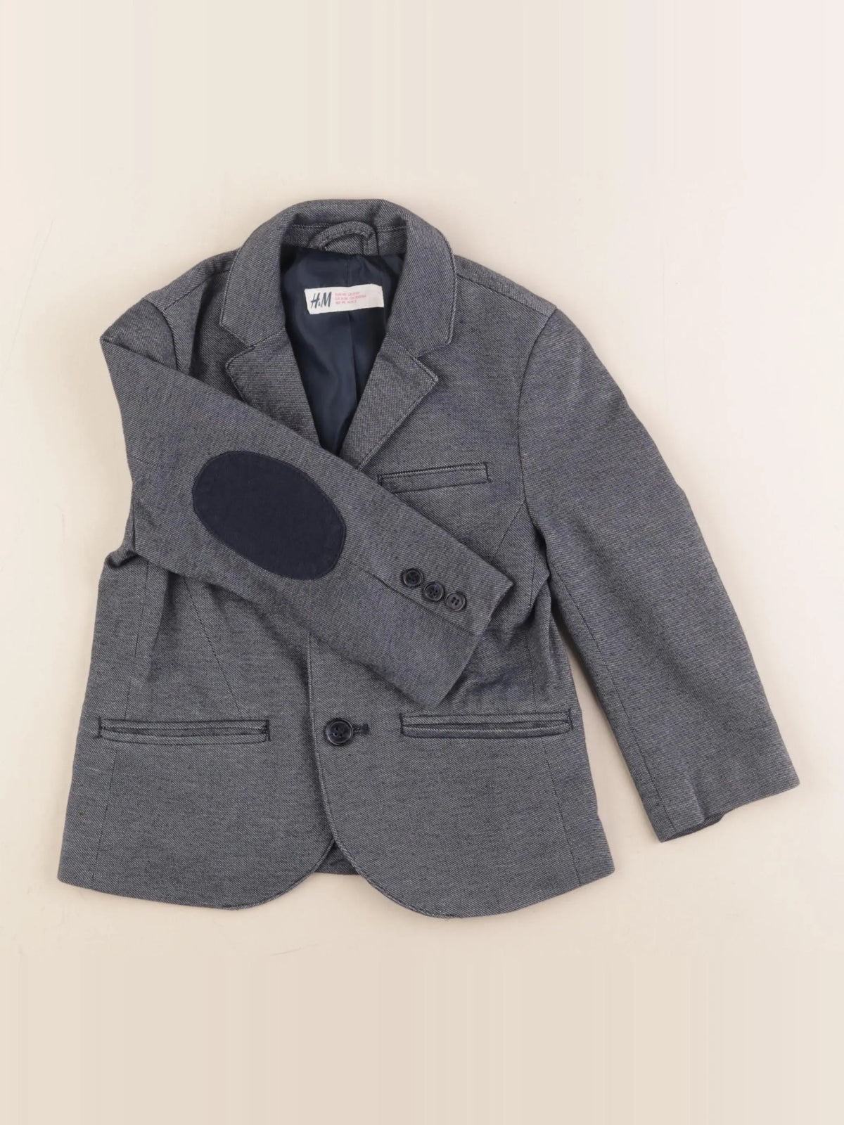 H&M - veste bleu - 2/3 ans
