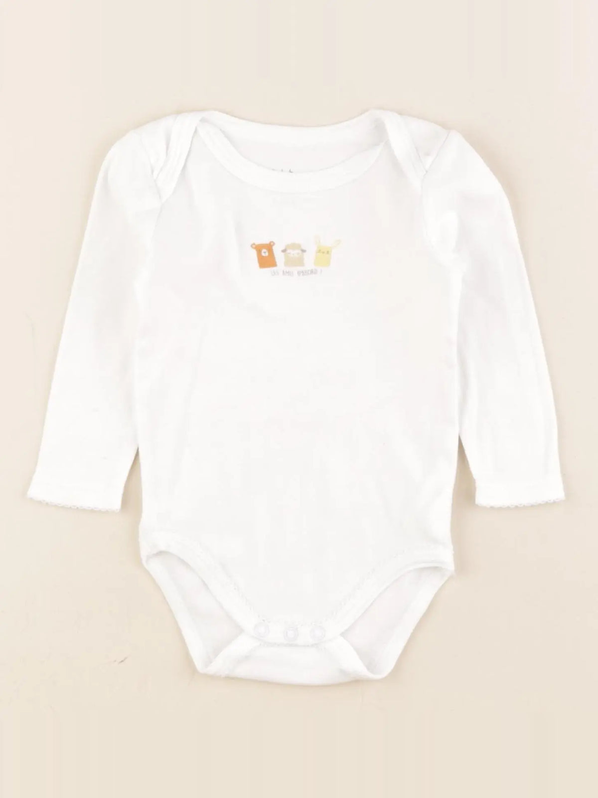 Cadet Rousselle - body blanc - 6 mois