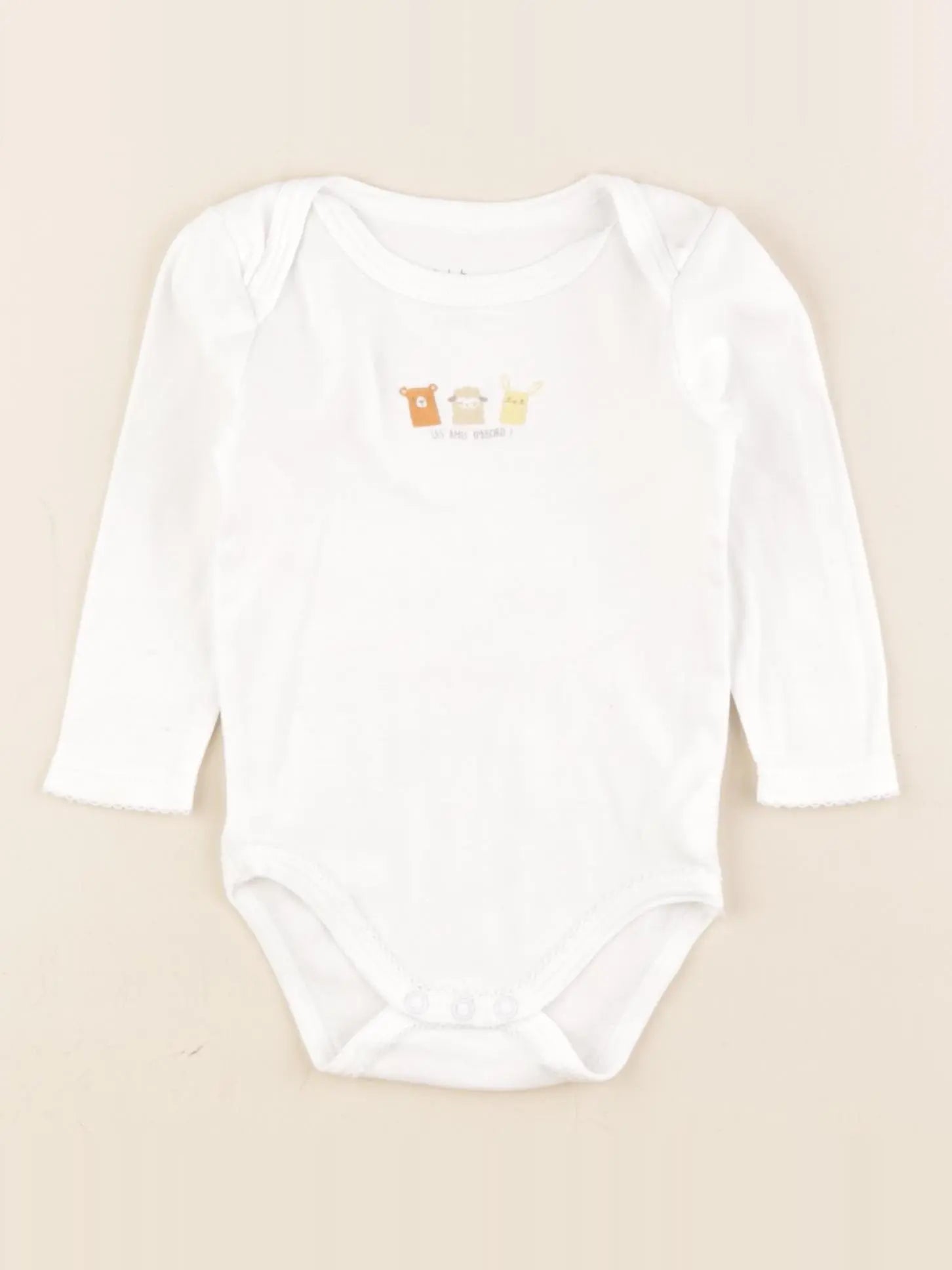 Cadet Rousselle - body blanc - 6 mois