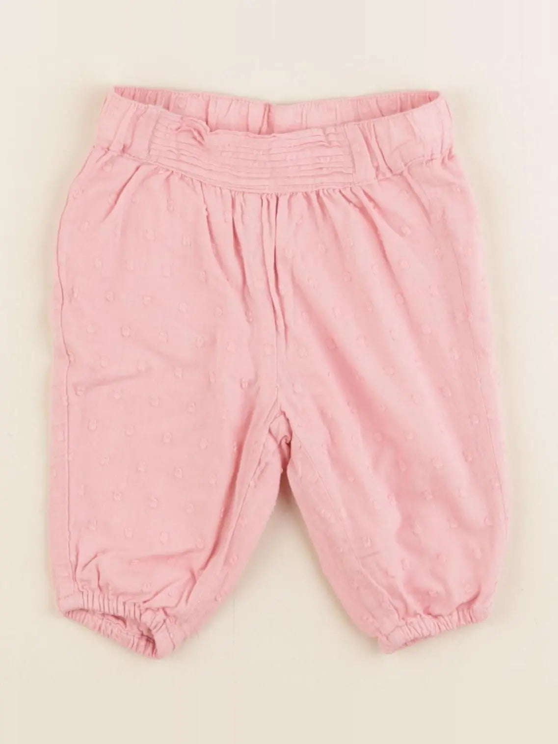 H&M - pantalon rose - 0/1 mois