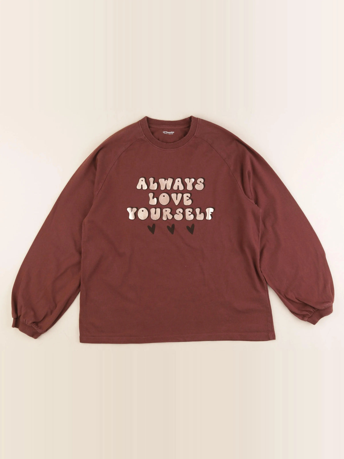Vertbaudet - tee-shirt marron - 12 ans