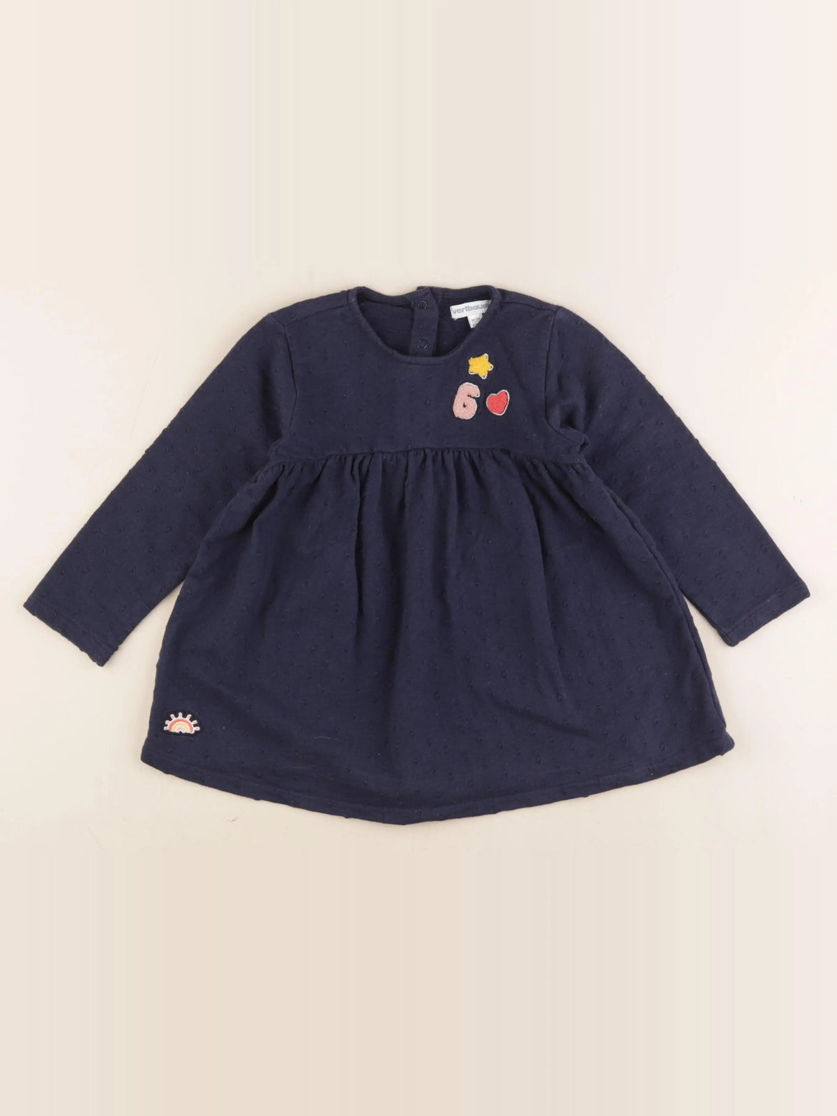 Vertbaudet - robe bleu - 36 mois