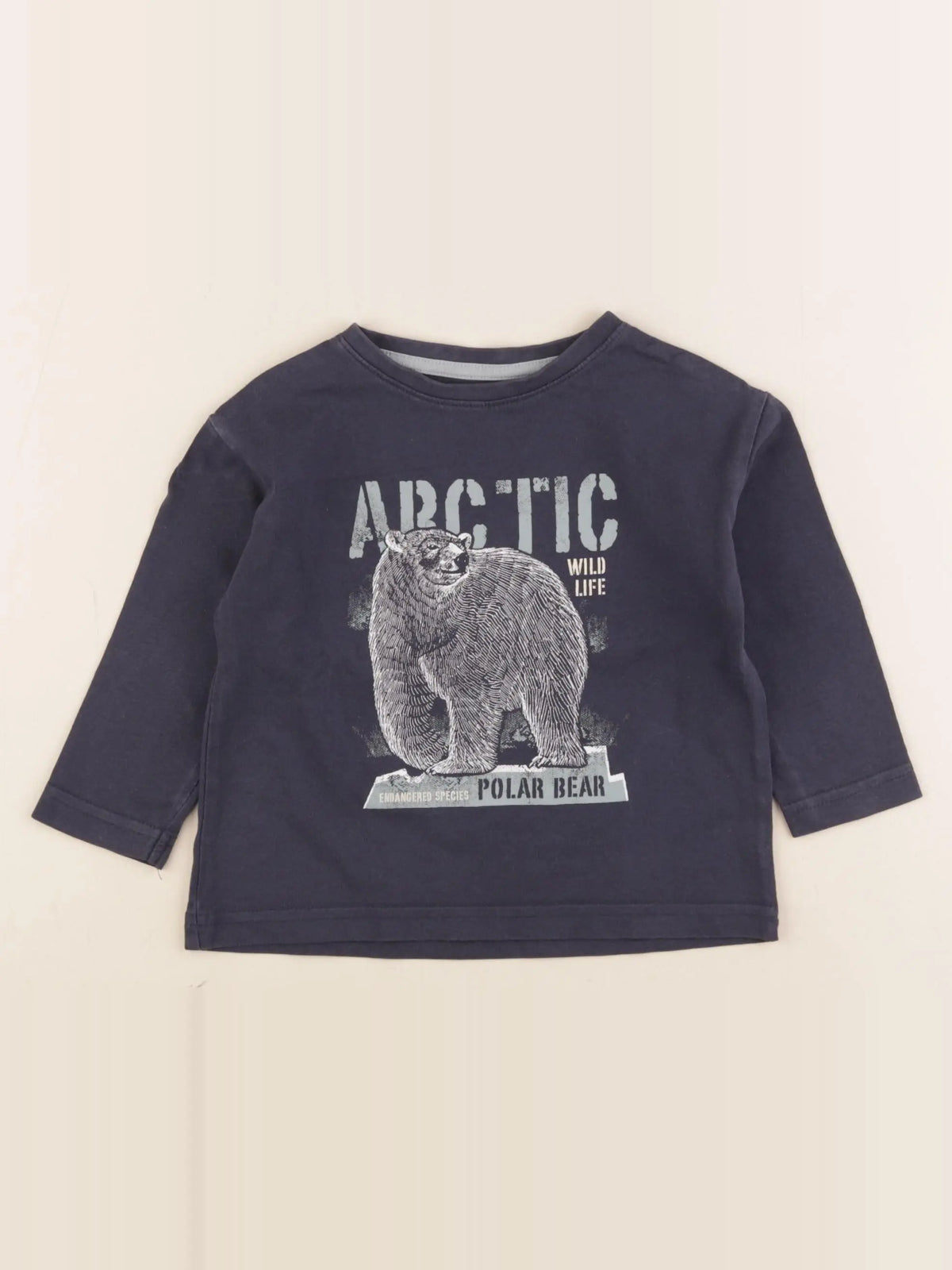 Vertbaudet - tee-shirt bleu - 2 ans