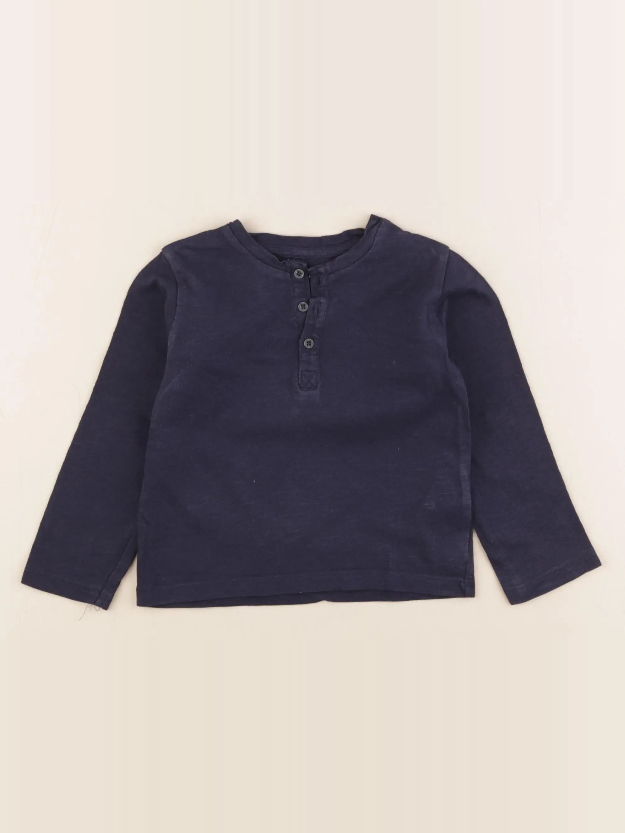 Vertbaudet - tee-shirt bleu - 18 mois