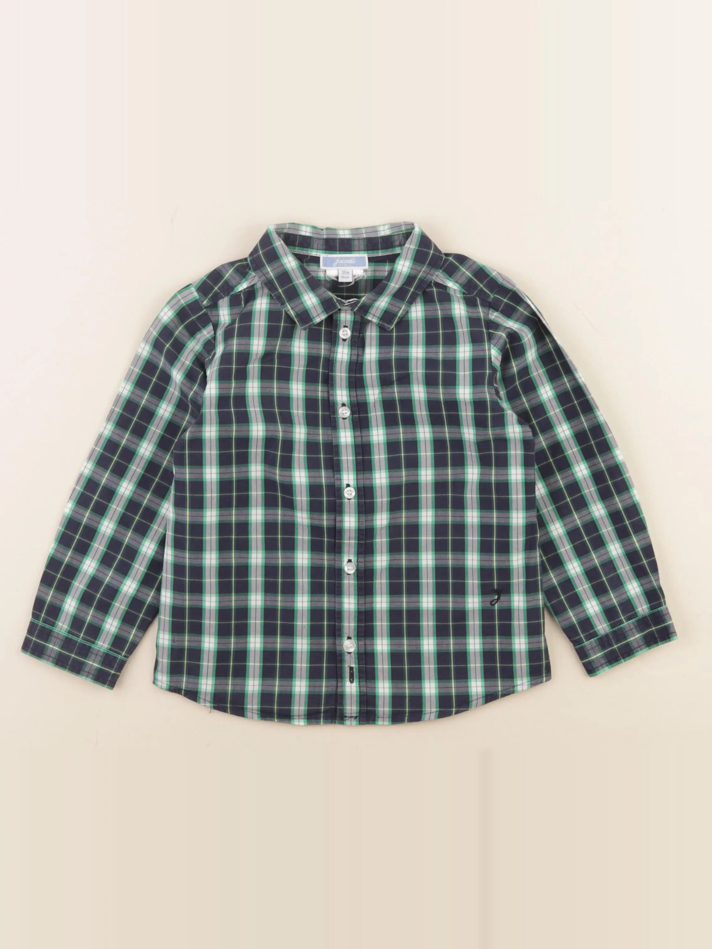 Jacadi - chemise vert - 36 mois