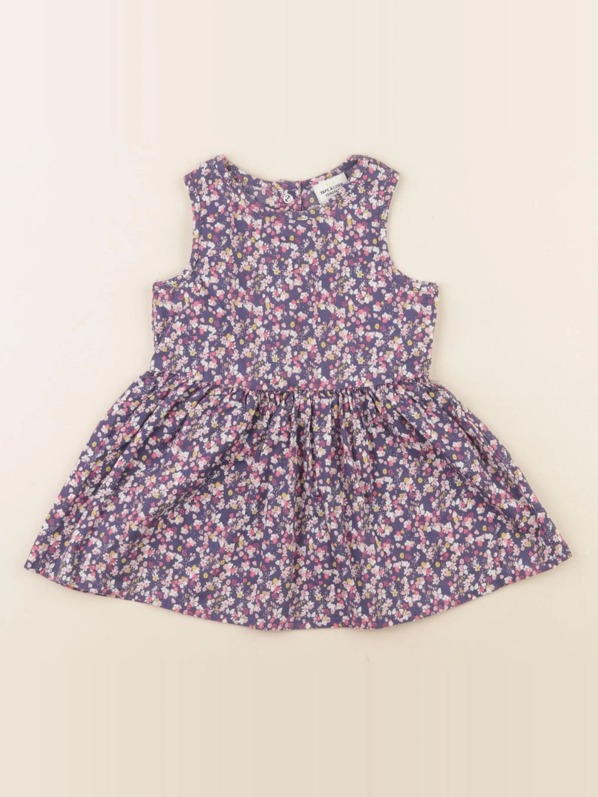 Tape à l'oeil - robe violet - 12 mois