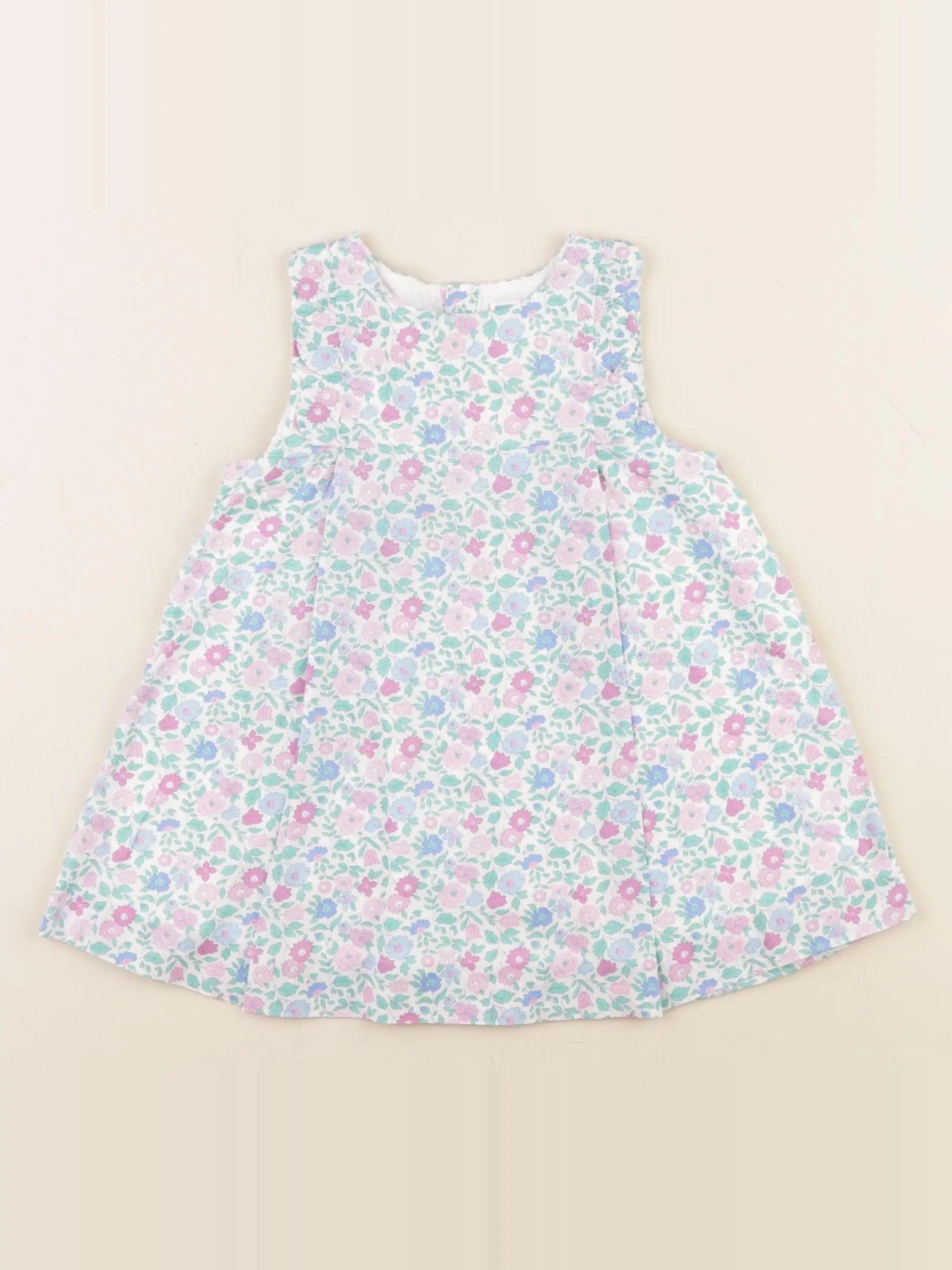 Jacadi - robe liberty vert - 12 mois