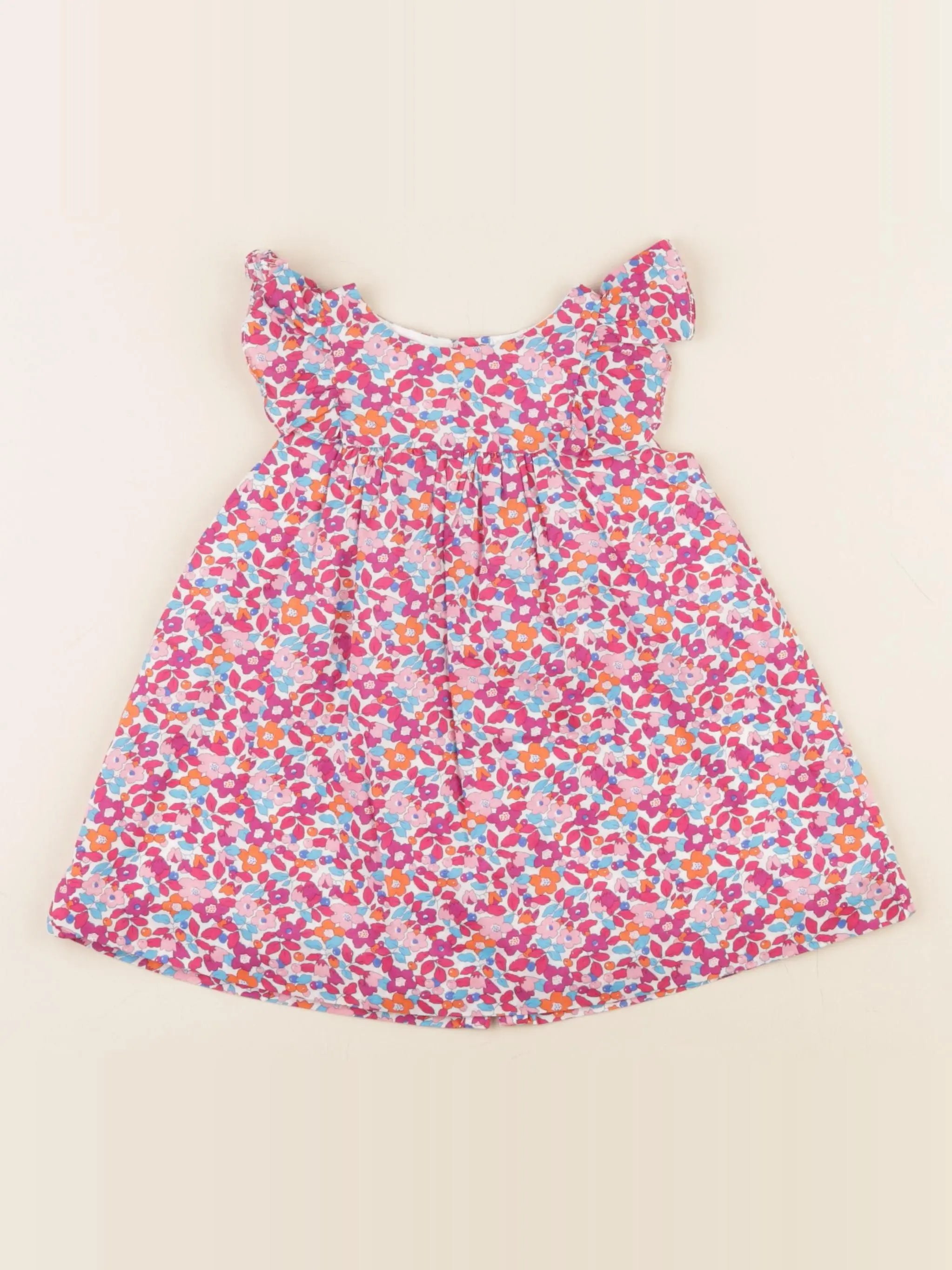 Jacadi - robe liberty rose - 12 mois