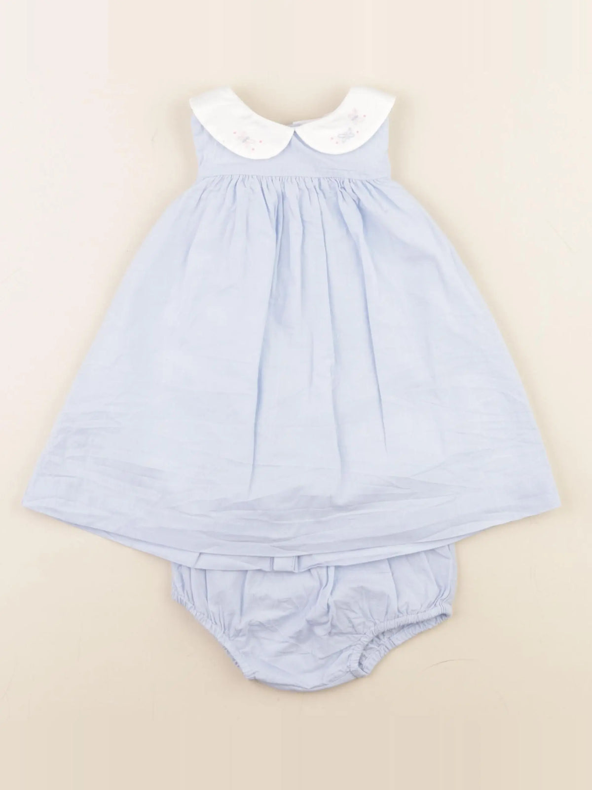 Jacadi - robe bleu - 12 mois
