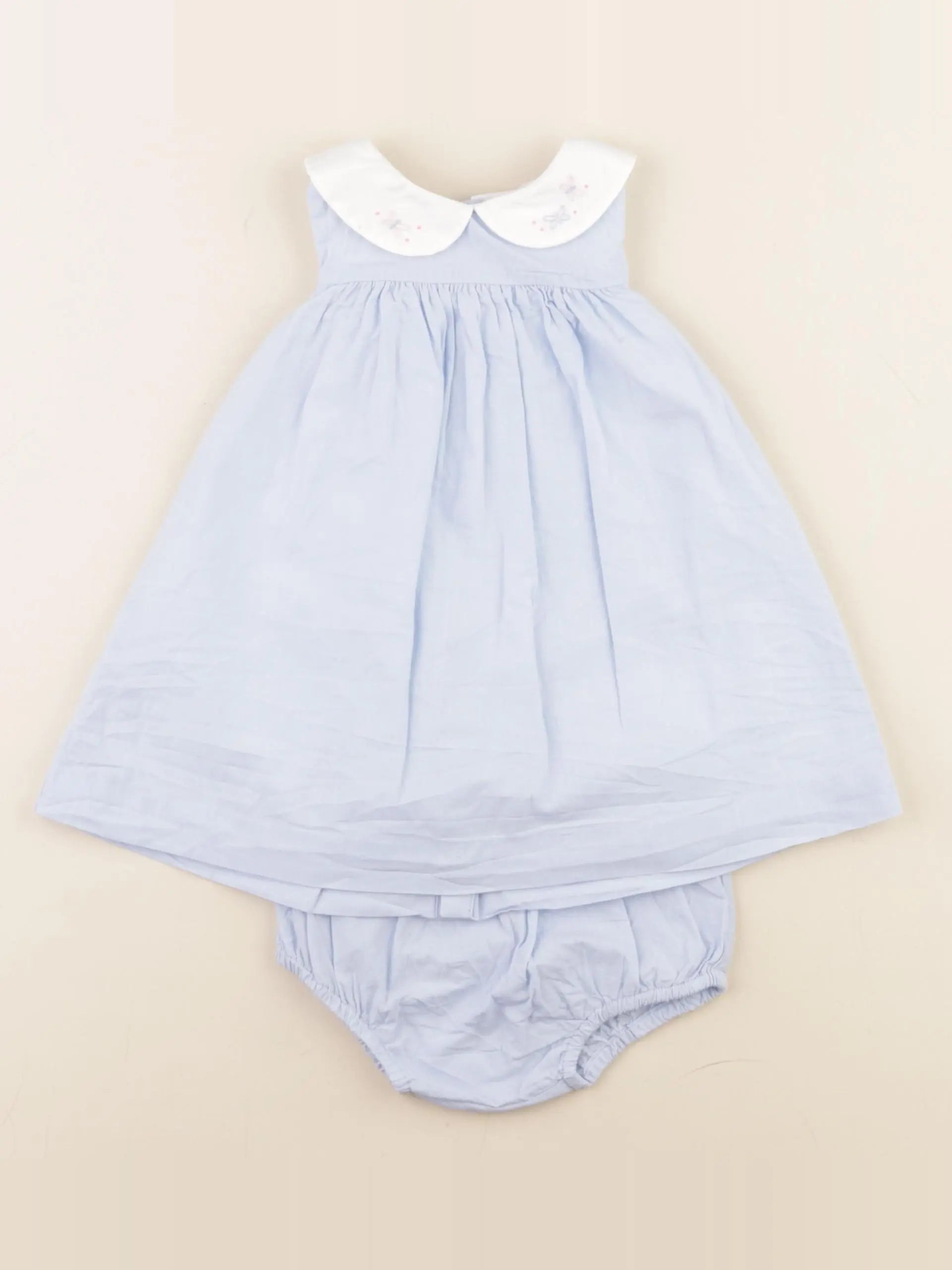 Jacadi - robe bleu - 12 mois