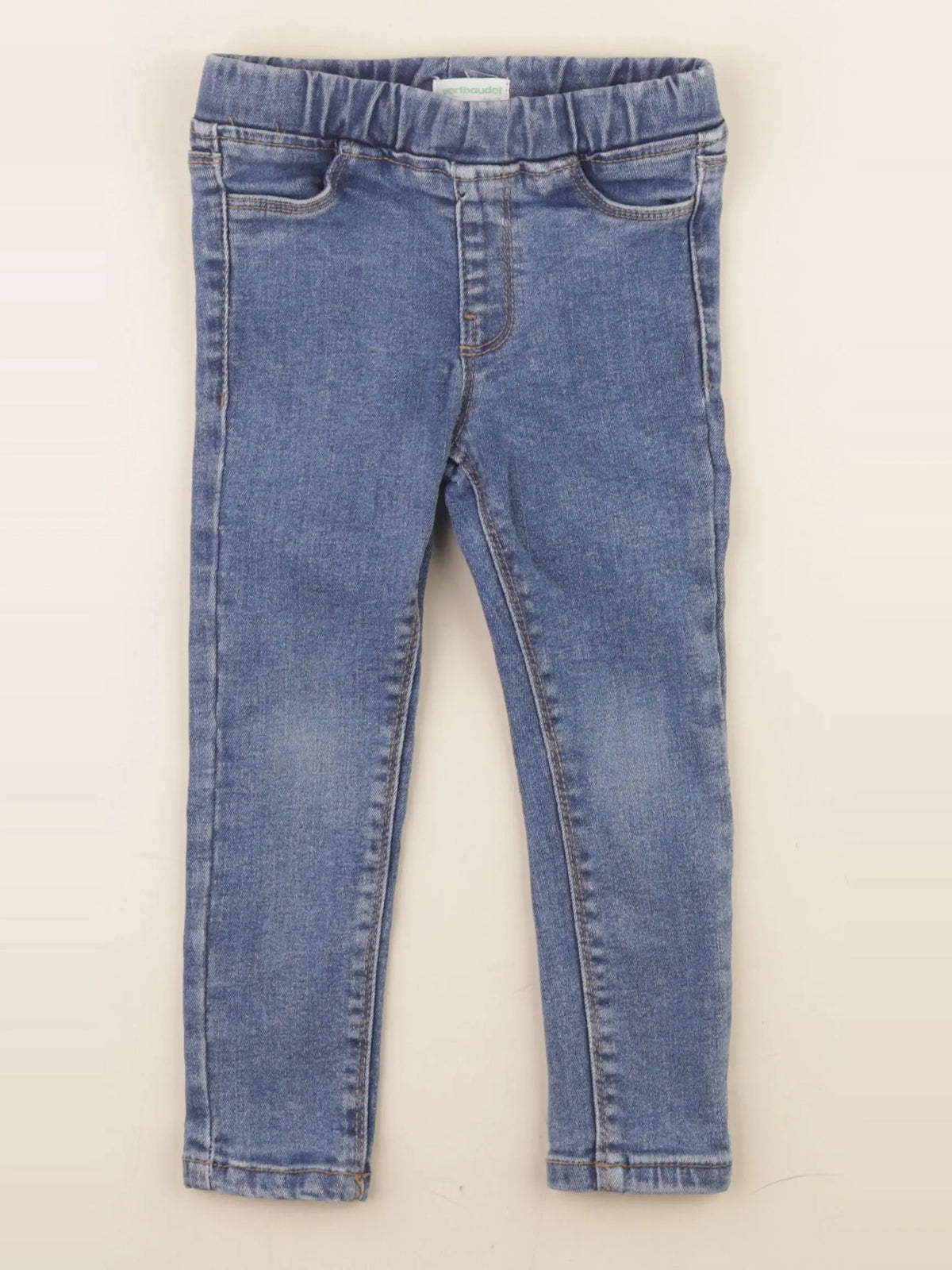 Vertbaudet - jegging bleu - 3 ans