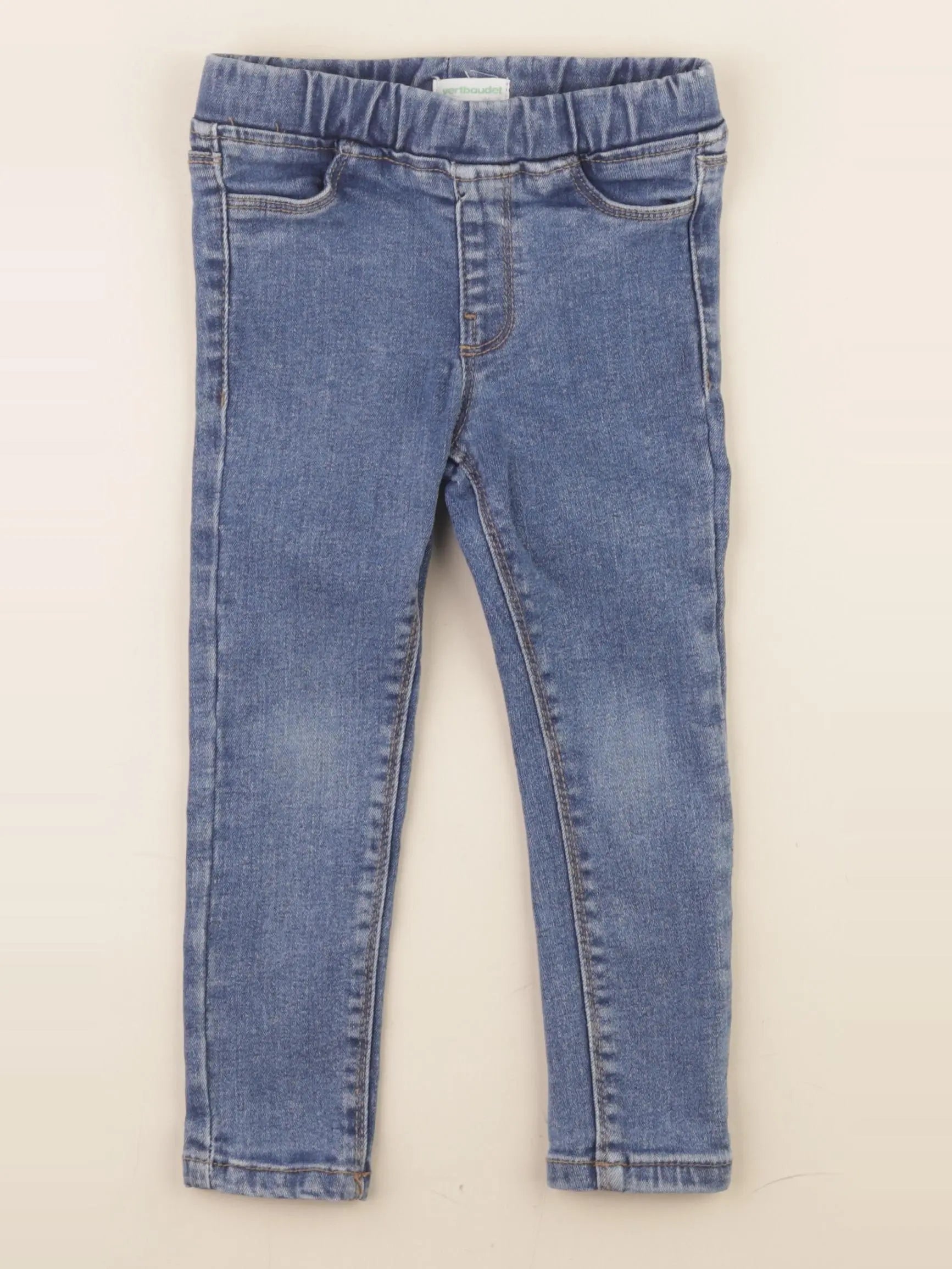 Vertbaudet - jegging bleu - 3 ans