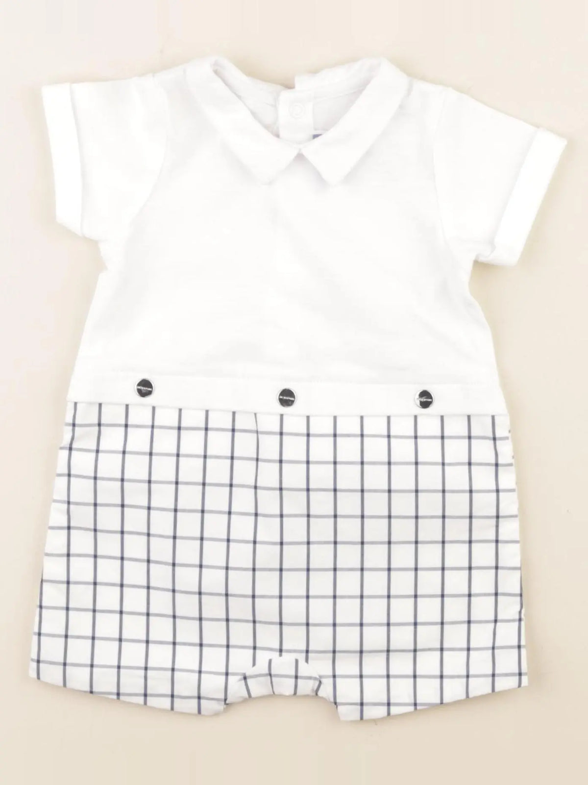 Jacadi - combinaison blanc - 6 mois