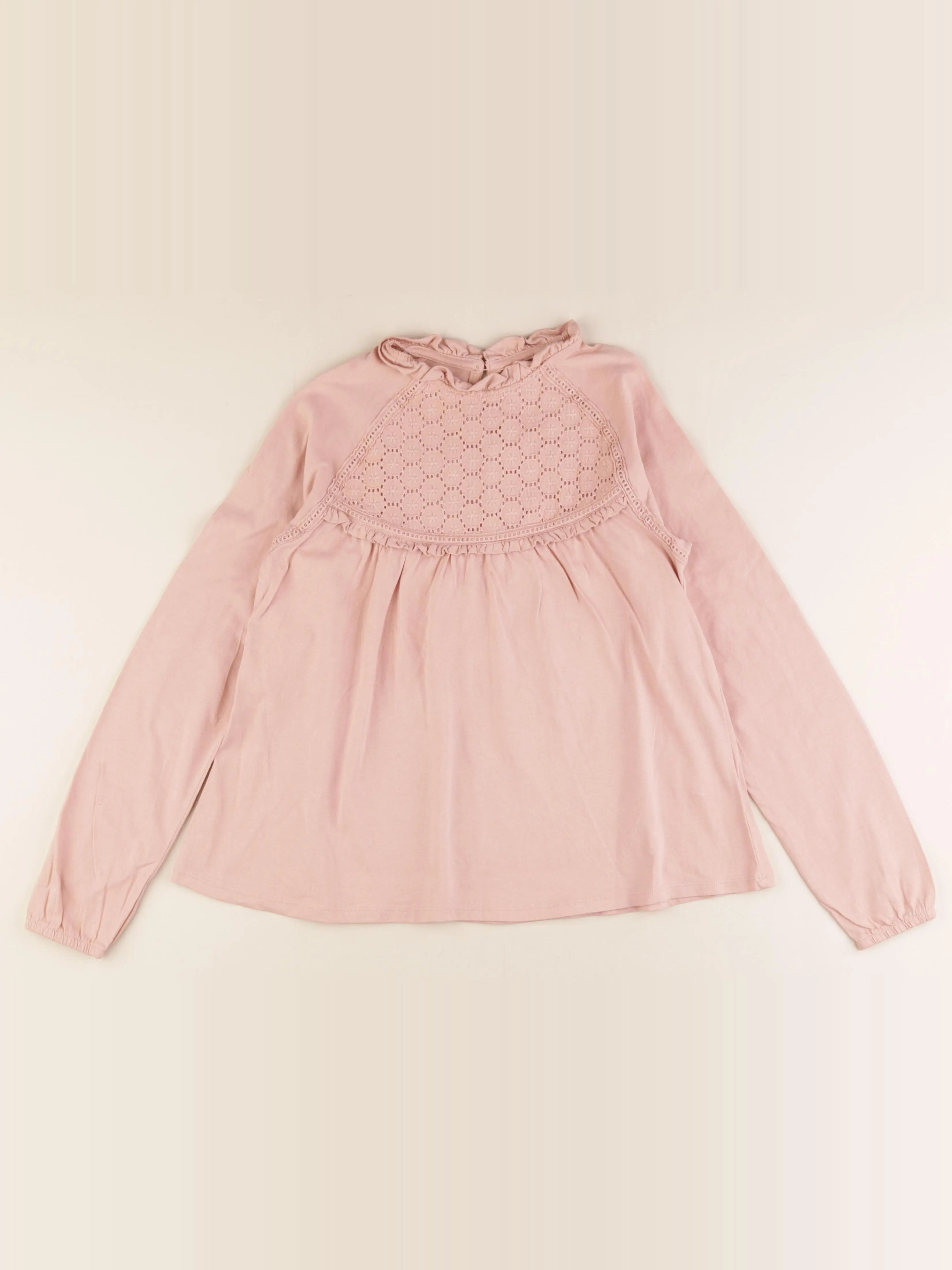 Vertbaudet - tee-shirt rose - 12 ans