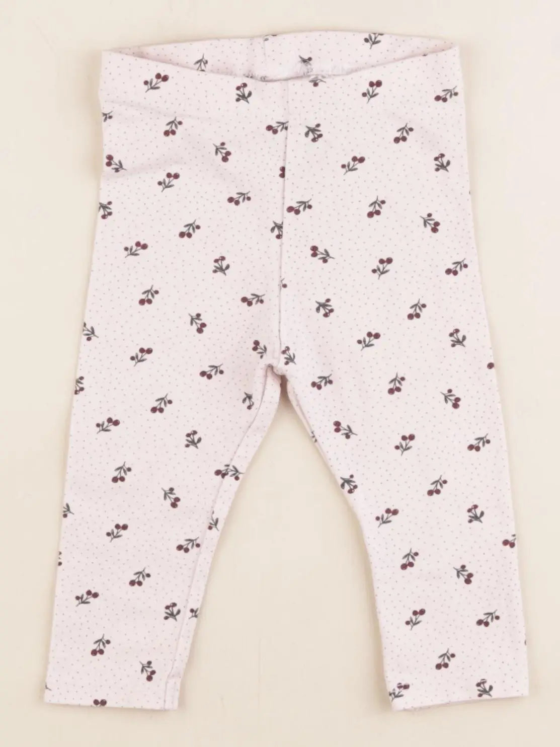 H&M - legging rose - 4/6 mois