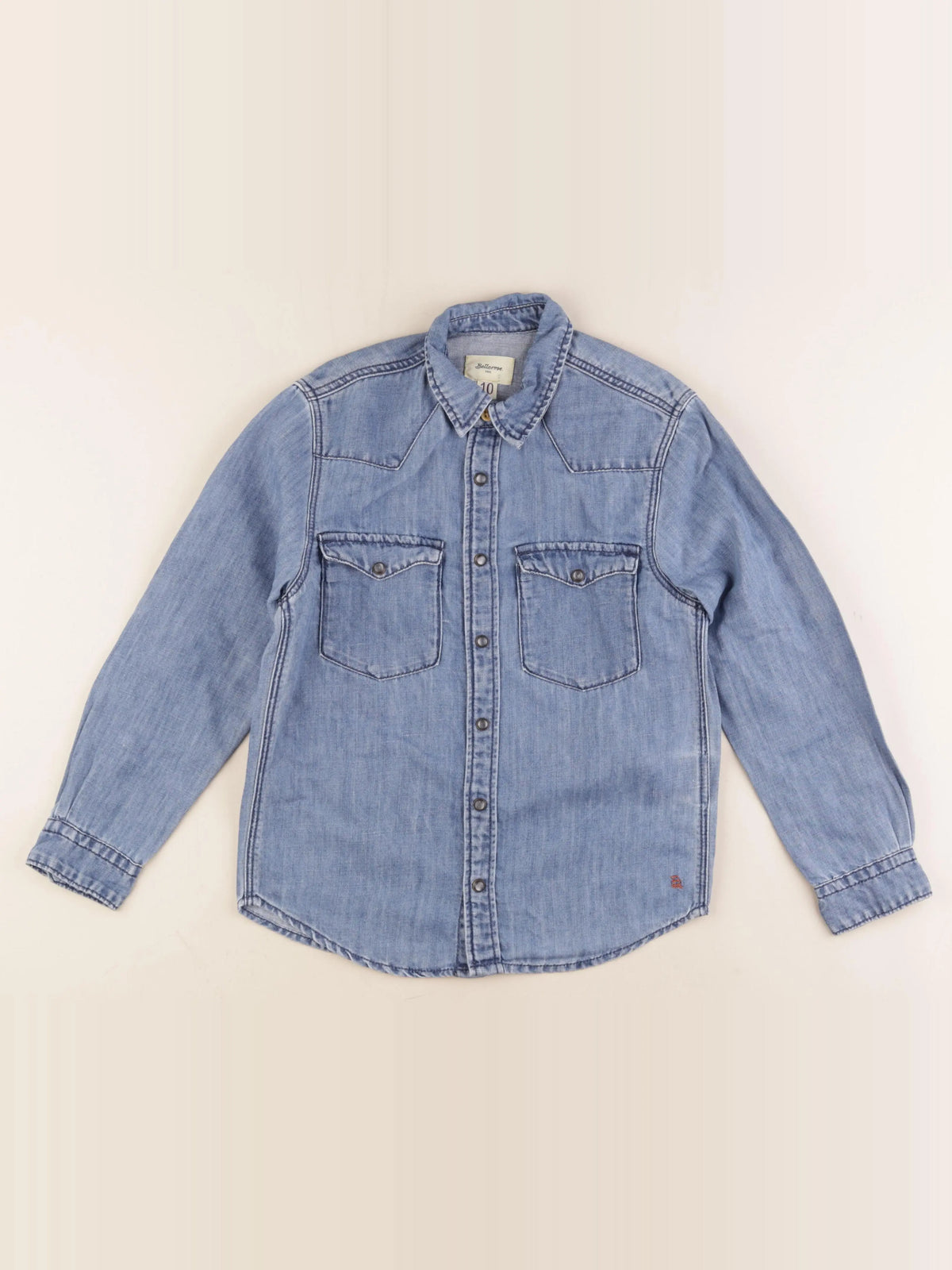 Bellerose - chemise bleu - 10 ans