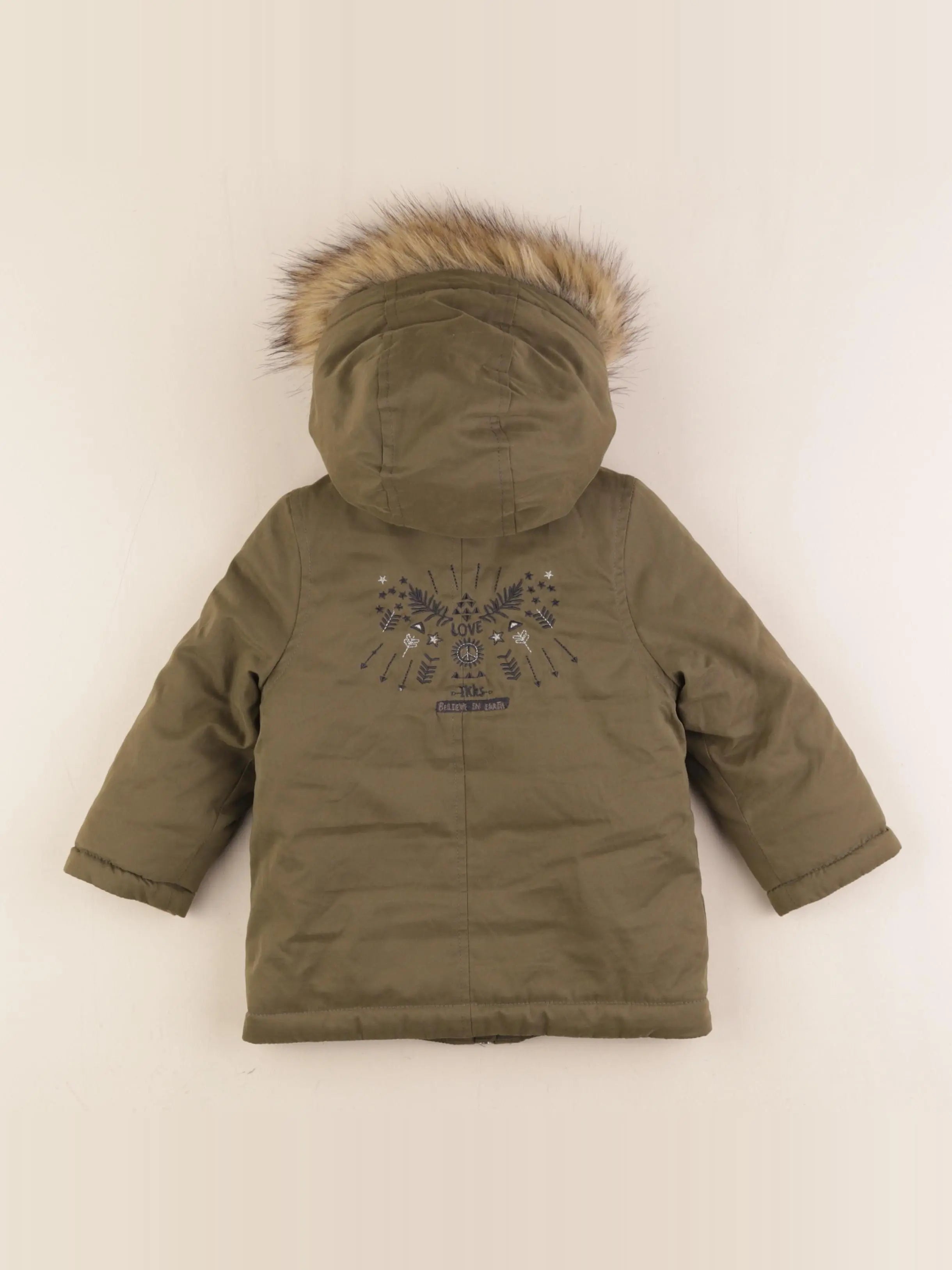 IKKS - parka vert, or - 18 mois