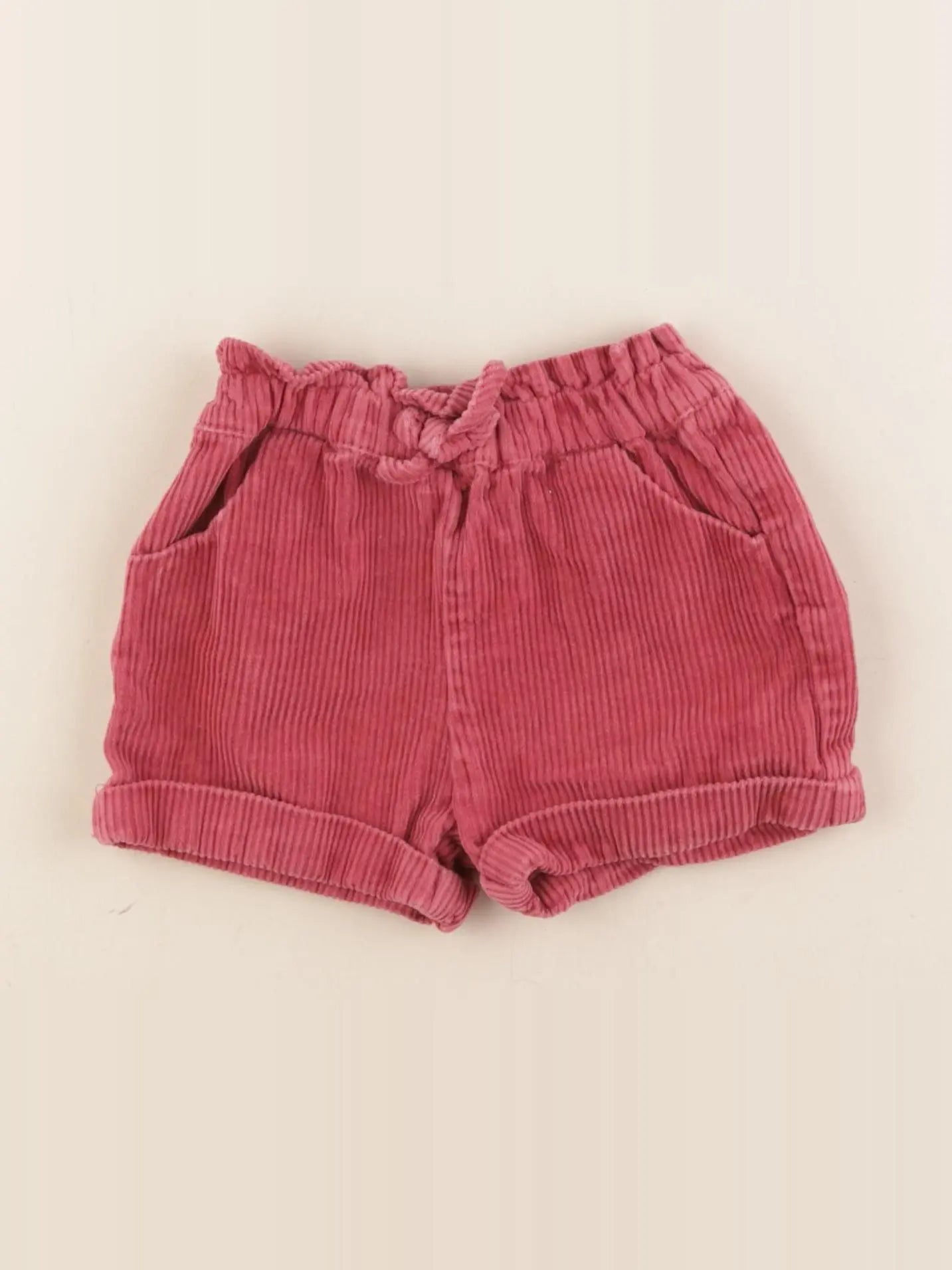 Vertbaudet - short rose - 18 mois