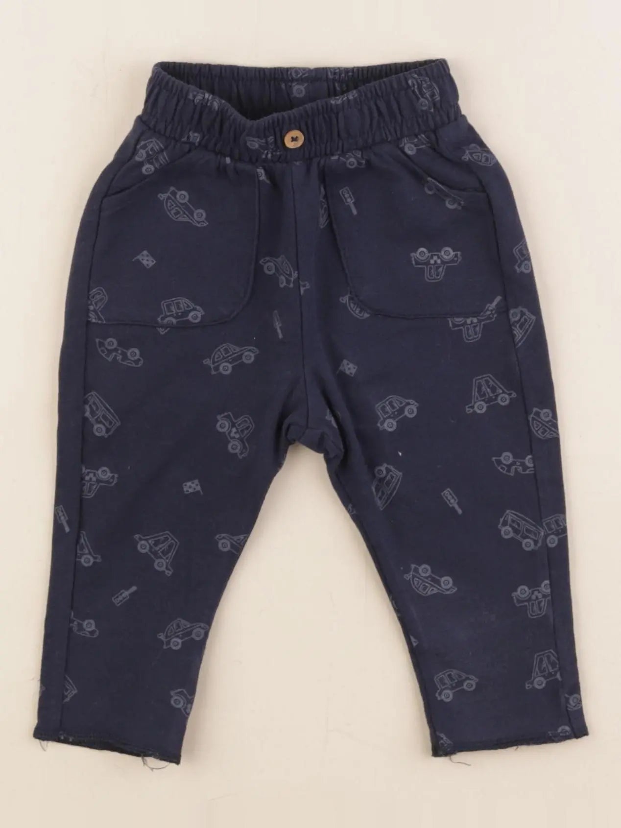 Vertbaudet - pantalon bleu - 3 mois