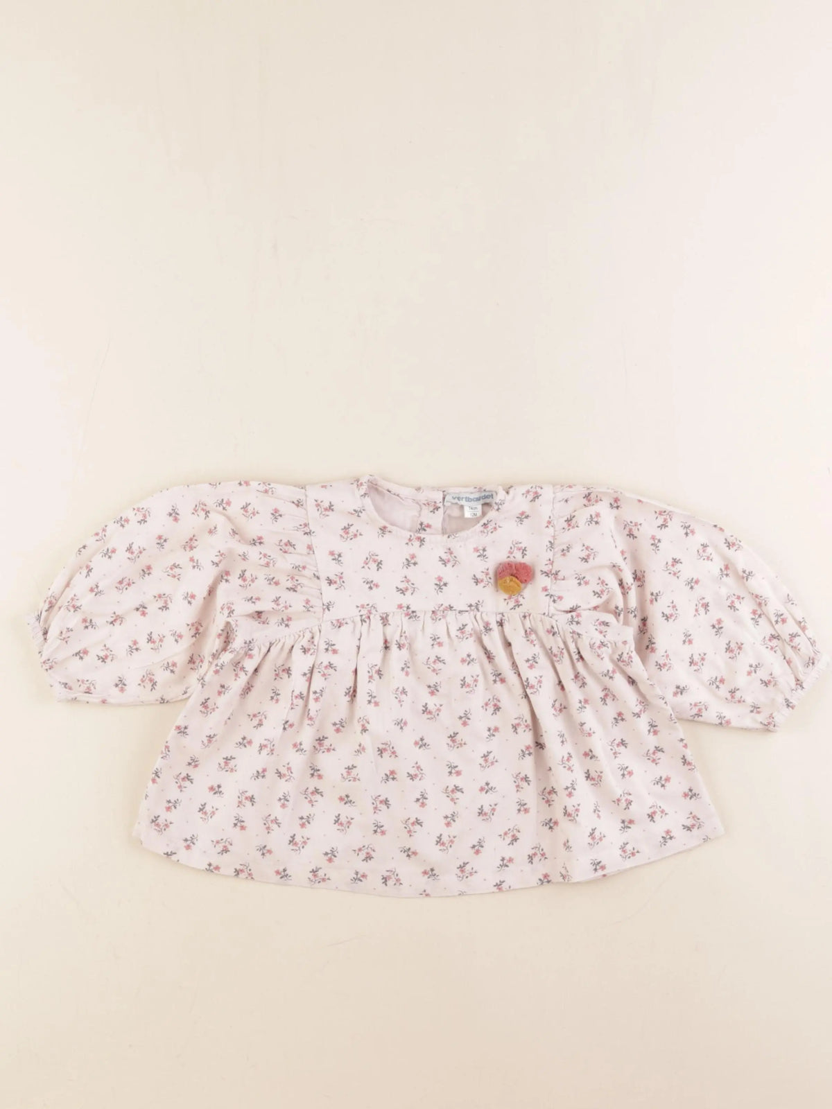 Vertbaudet - blouse multicolore - 12 mois