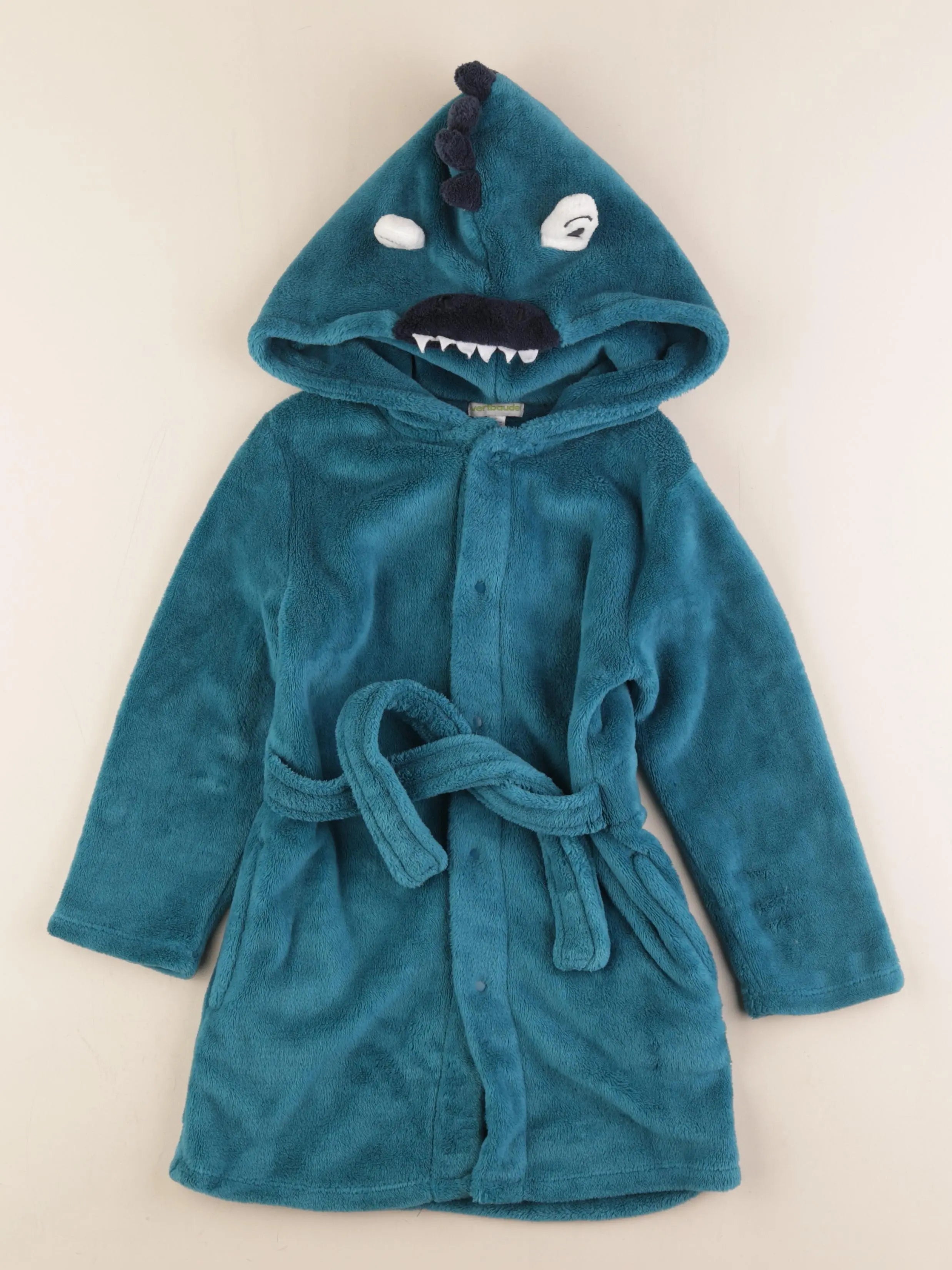 Vertbaudet - robe de chambre vert - 6 ans