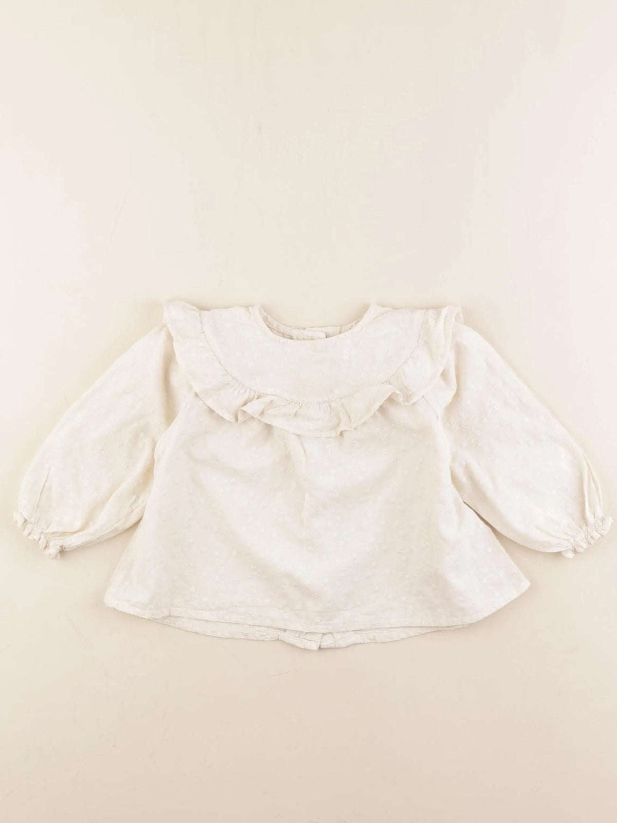 Vertbaudet - blouse beige - 18 mois