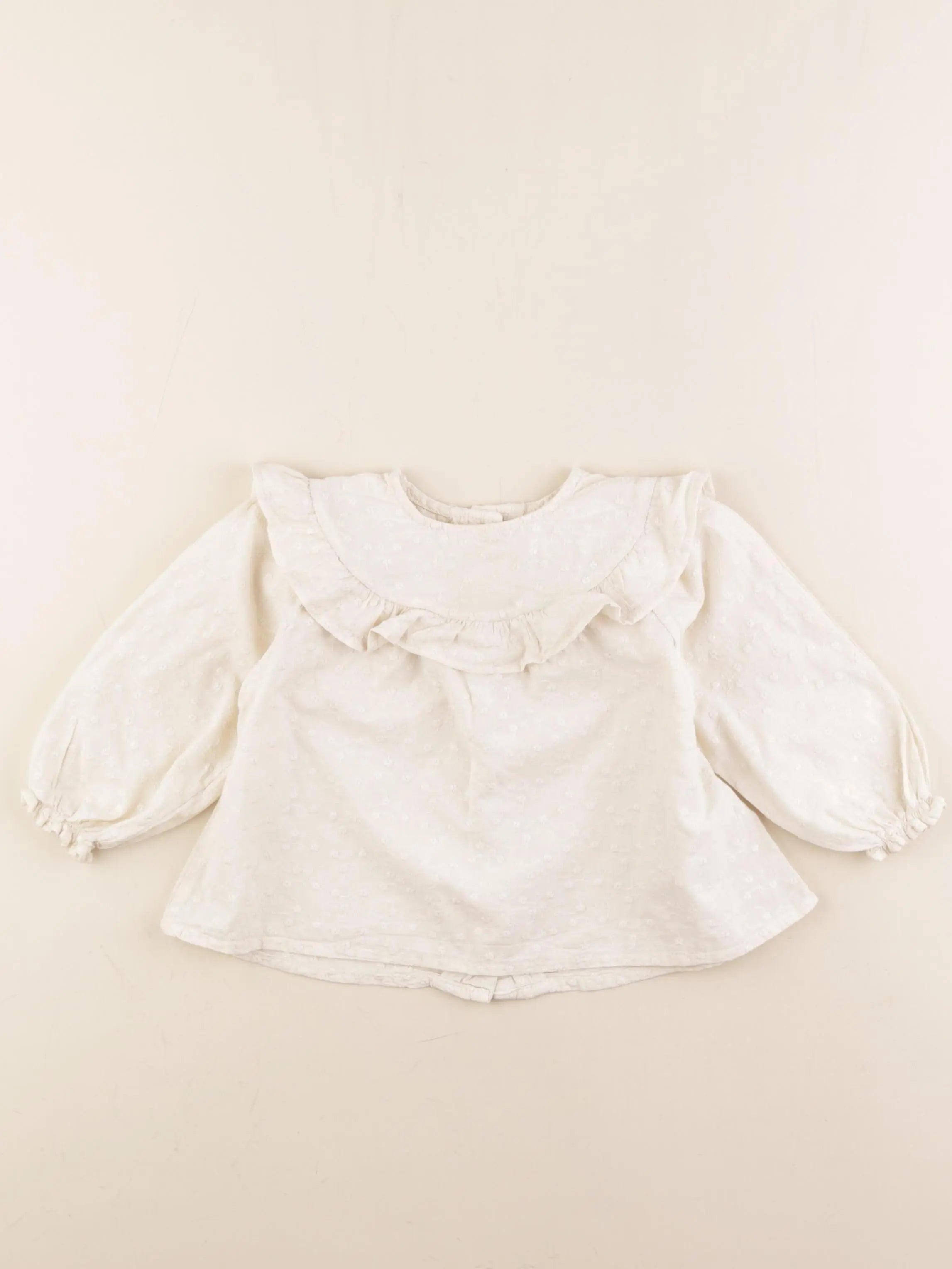 Vertbaudet - blouse beige - 18 mois