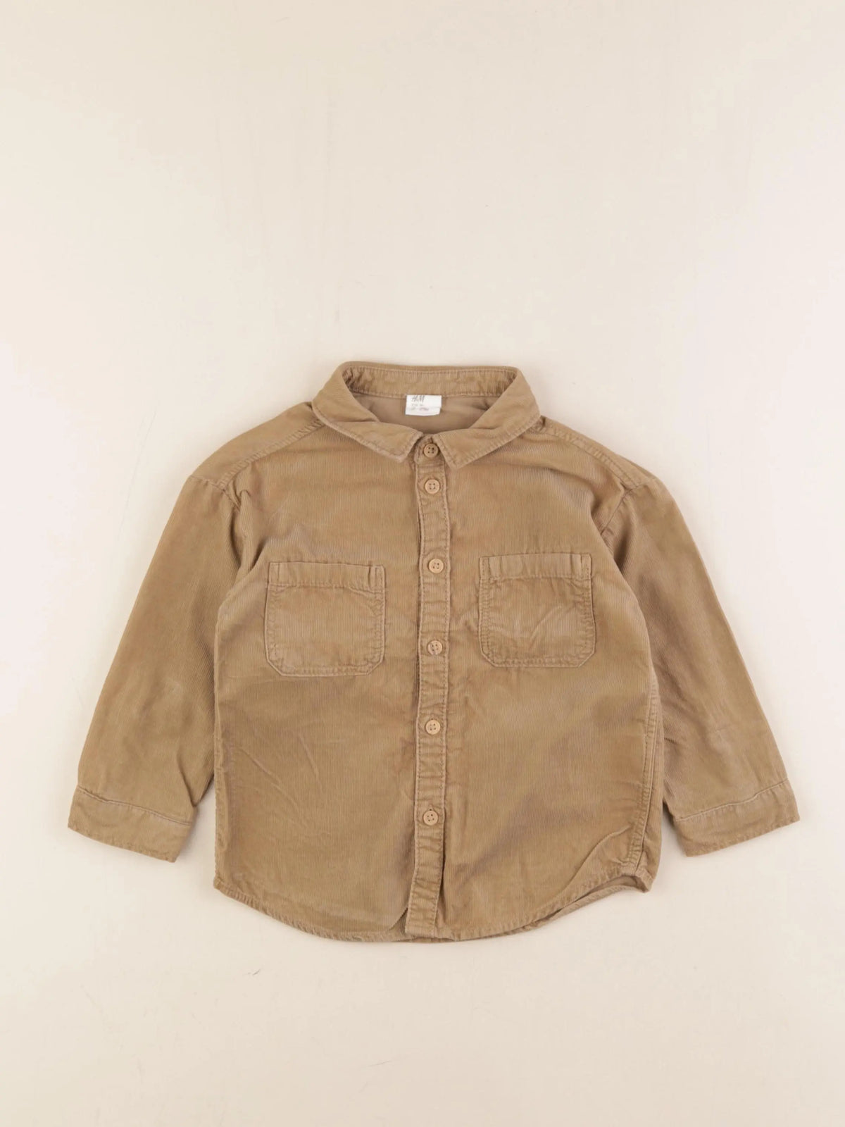 H&M - chemise marron - 12/18 mois