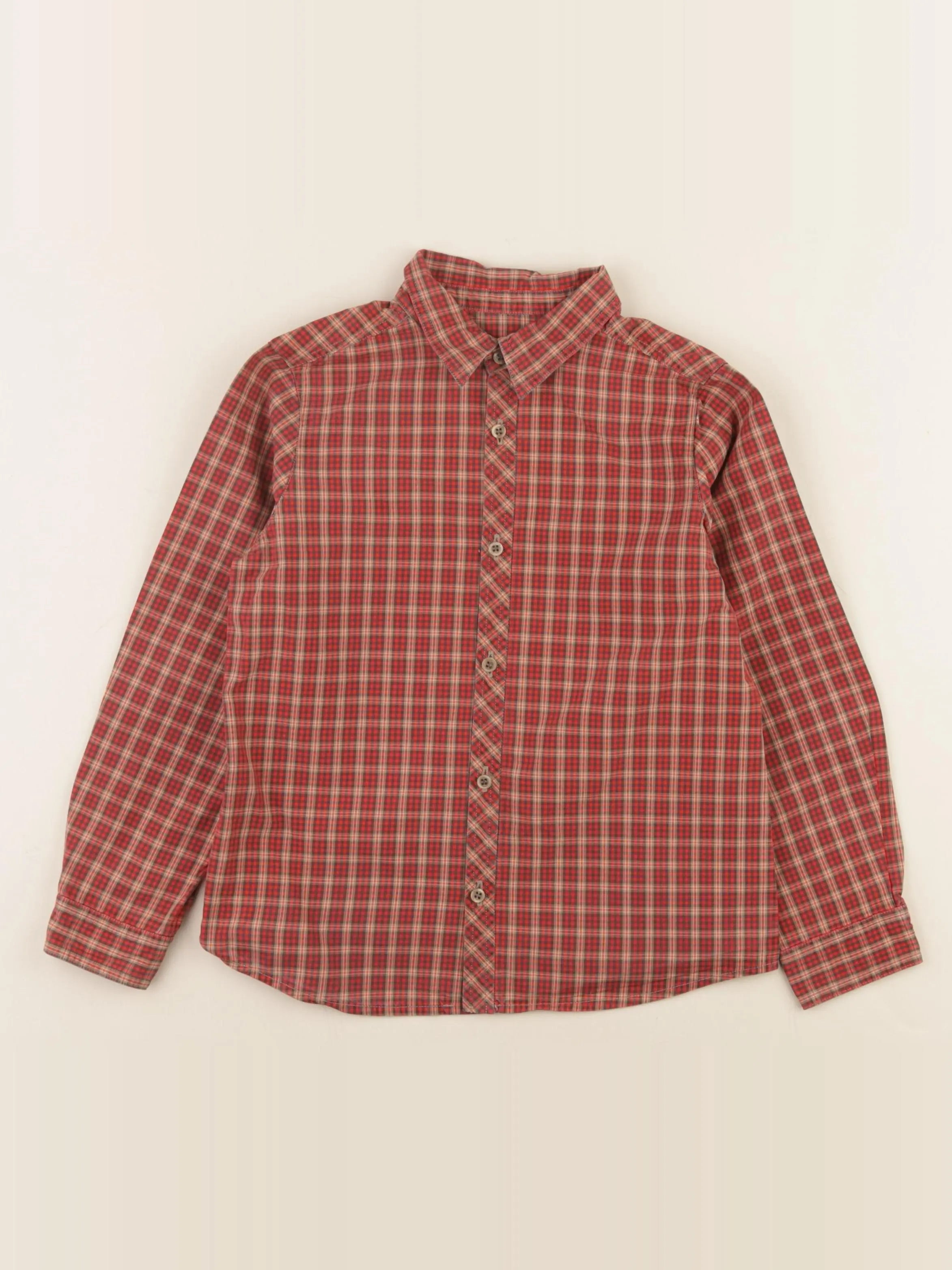 Bonpoint - chemise rouge - 6 ans