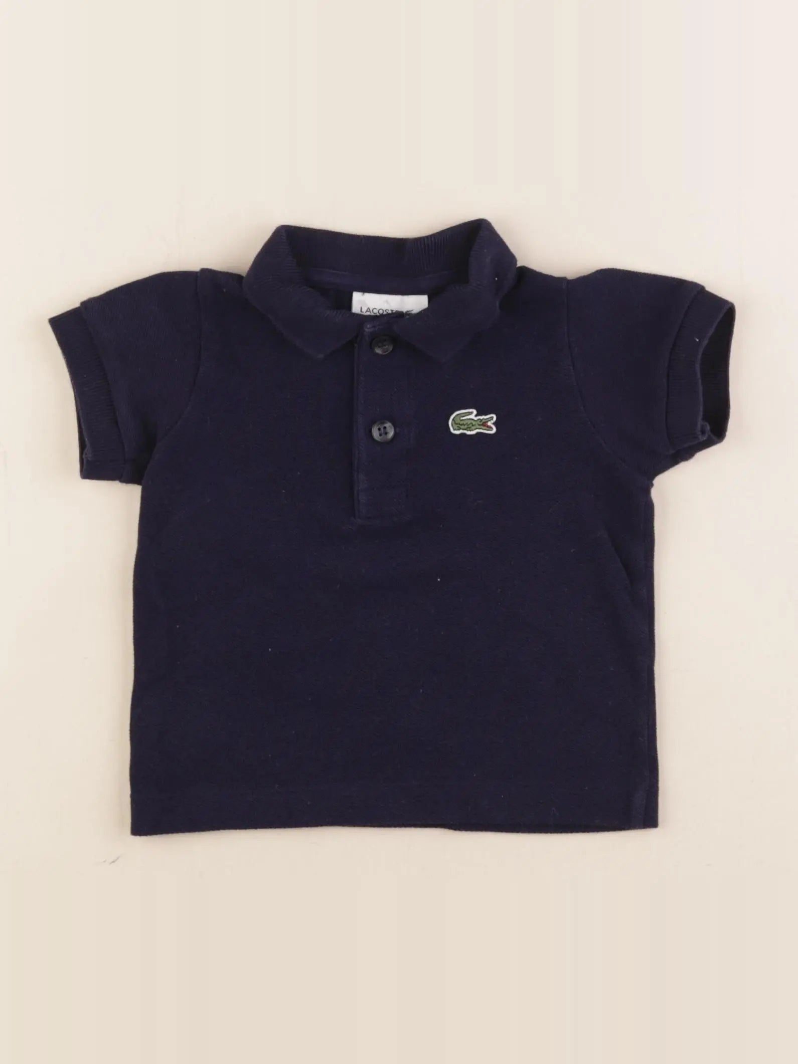 Lacoste - polo bleu - 1 an