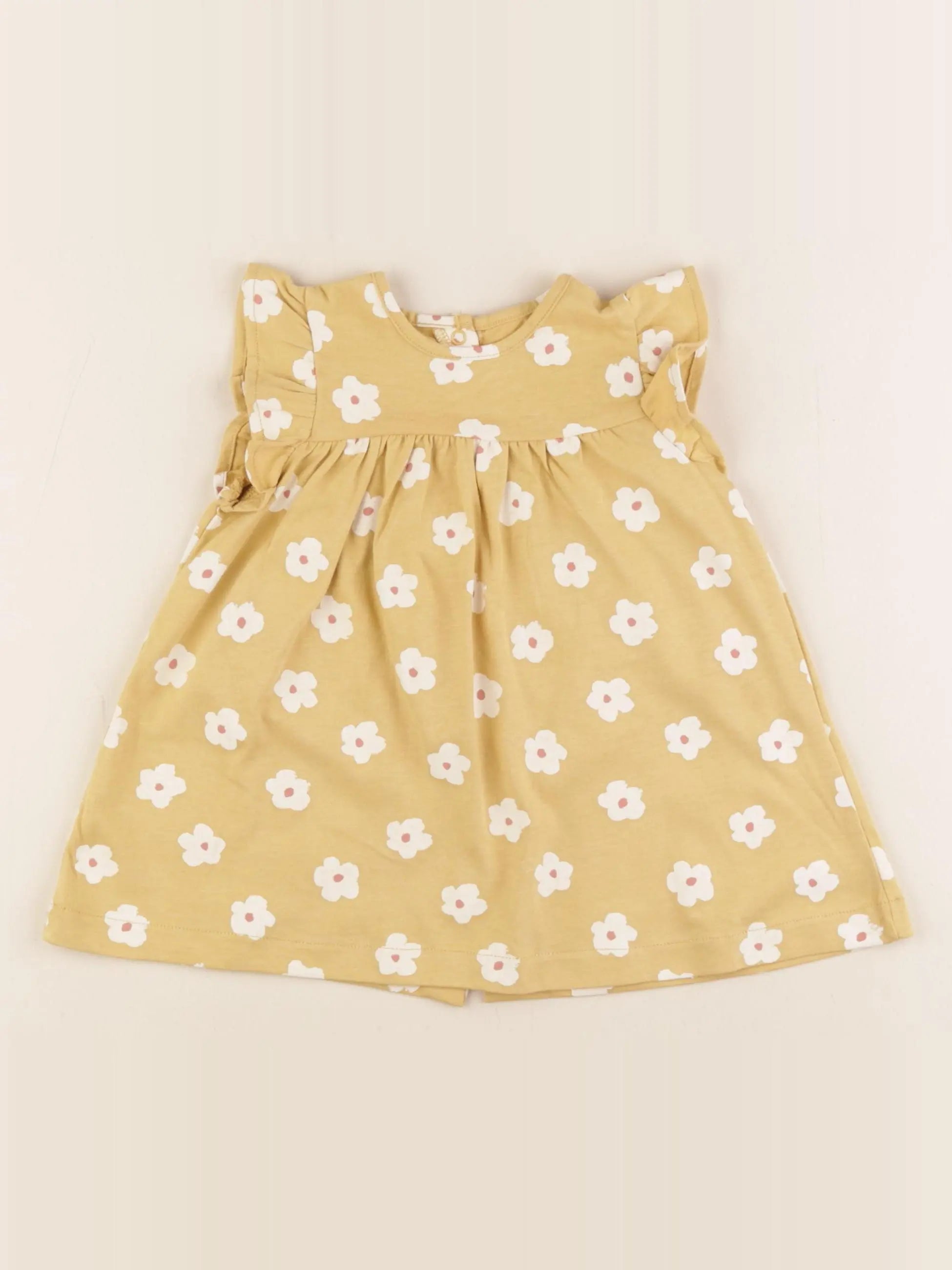 Vertbaudet - robe jaune - 6 mois