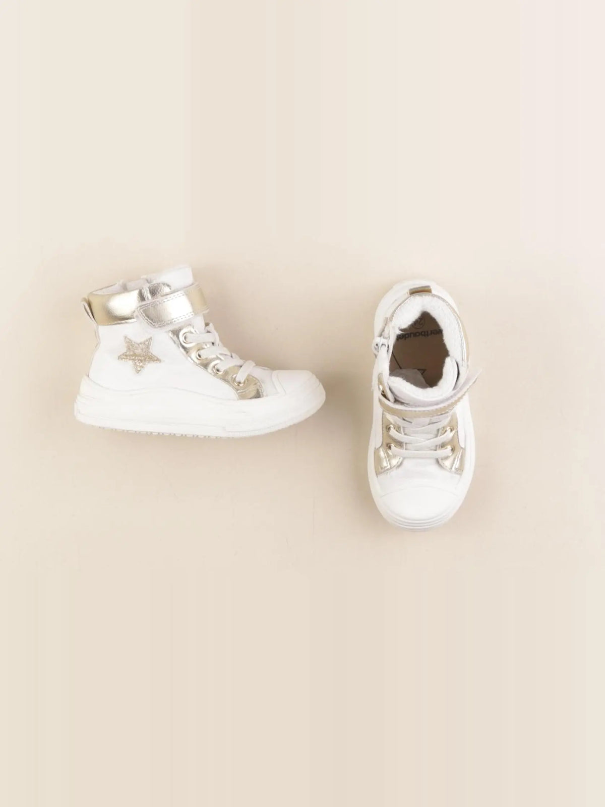 Vertbaudet - baskets blanc - pointure 24