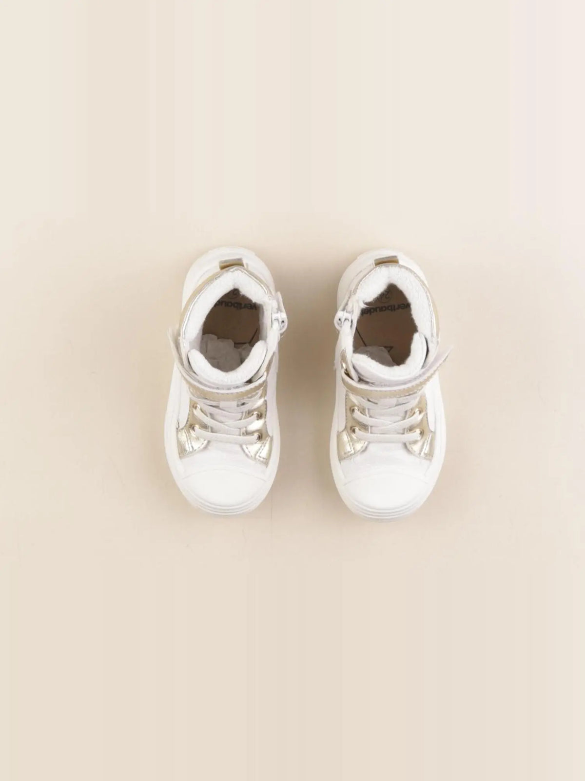 Vertbaudet - baskets blanc - pointure 24