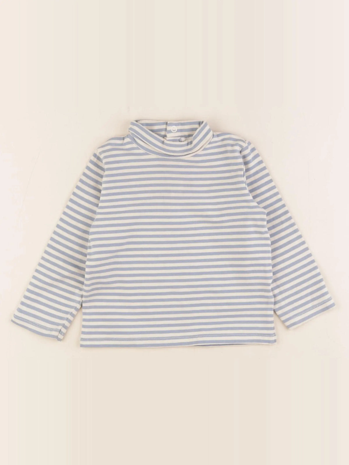 Vertbaudet - sous-pull bleu - 18 mois