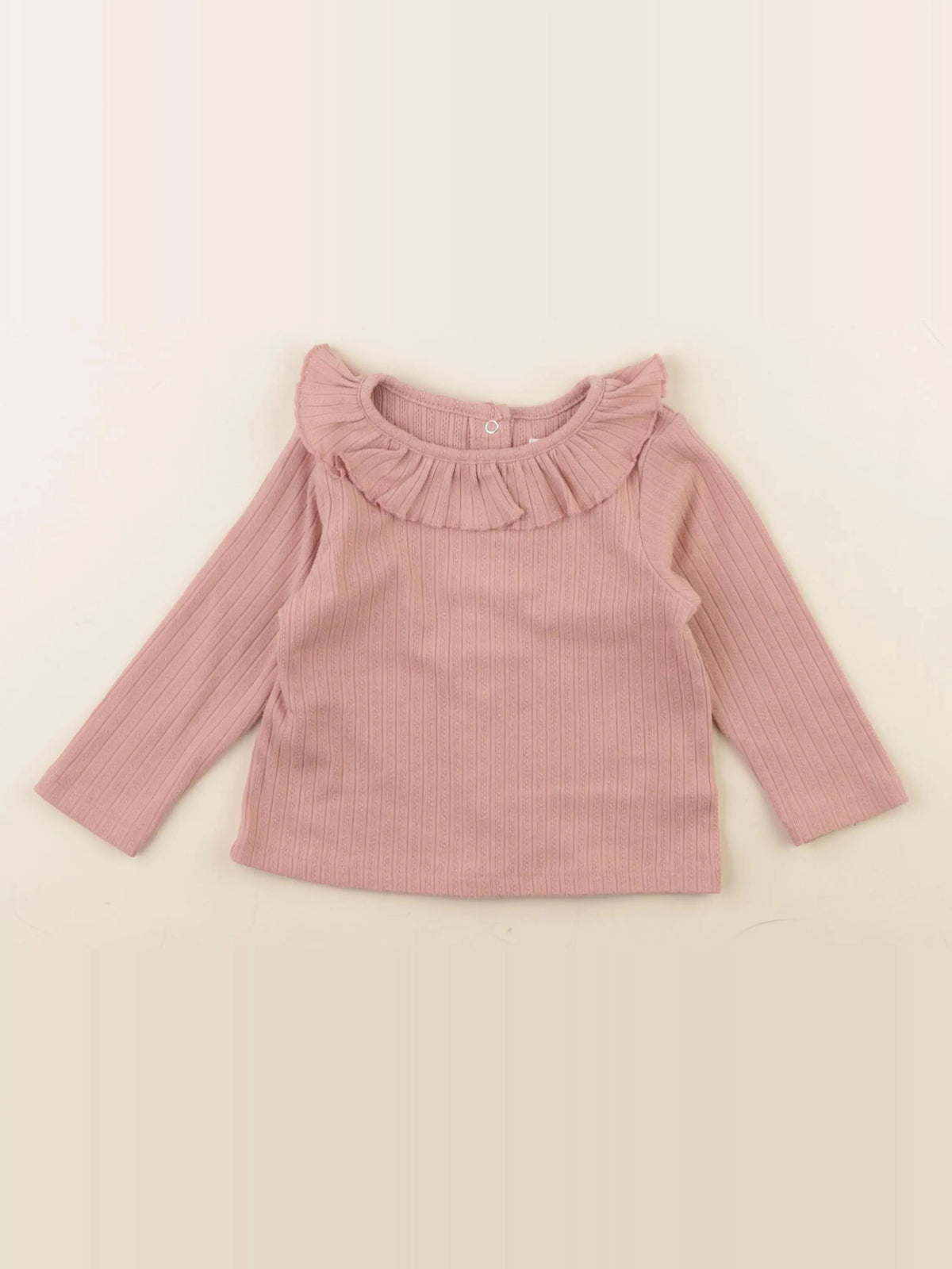 Vertbaudet - tee-shirt rose - 12 mois