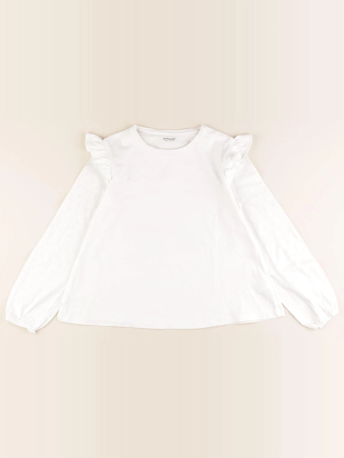 Vertbaudet - tee-shirt blanc - 10 ans