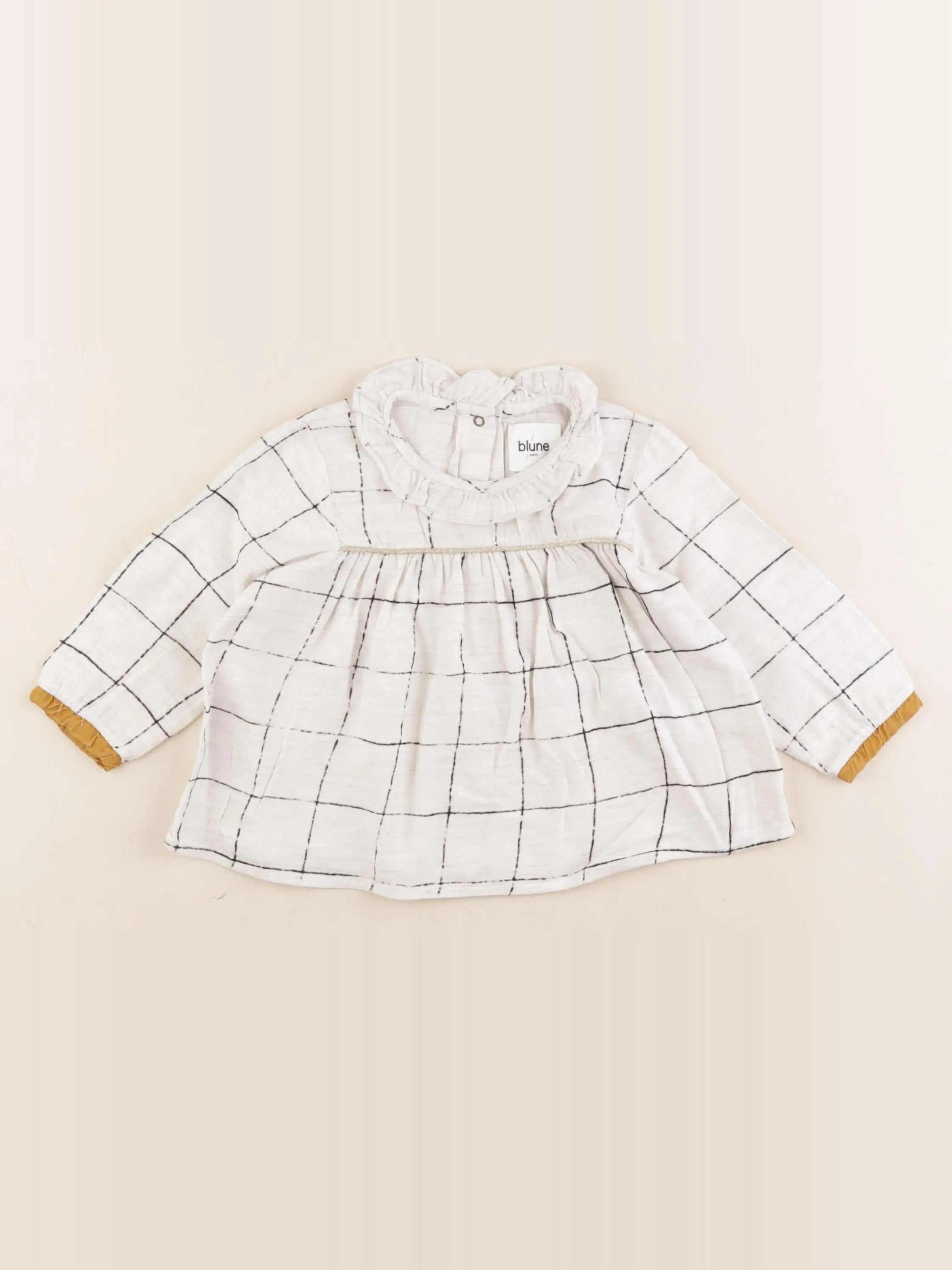 Blune - blouse gris - 12 mois
