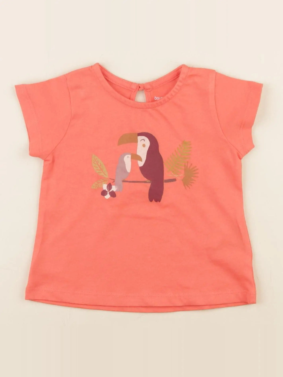 Boutchou - tee-shirt rouge - 12 mois