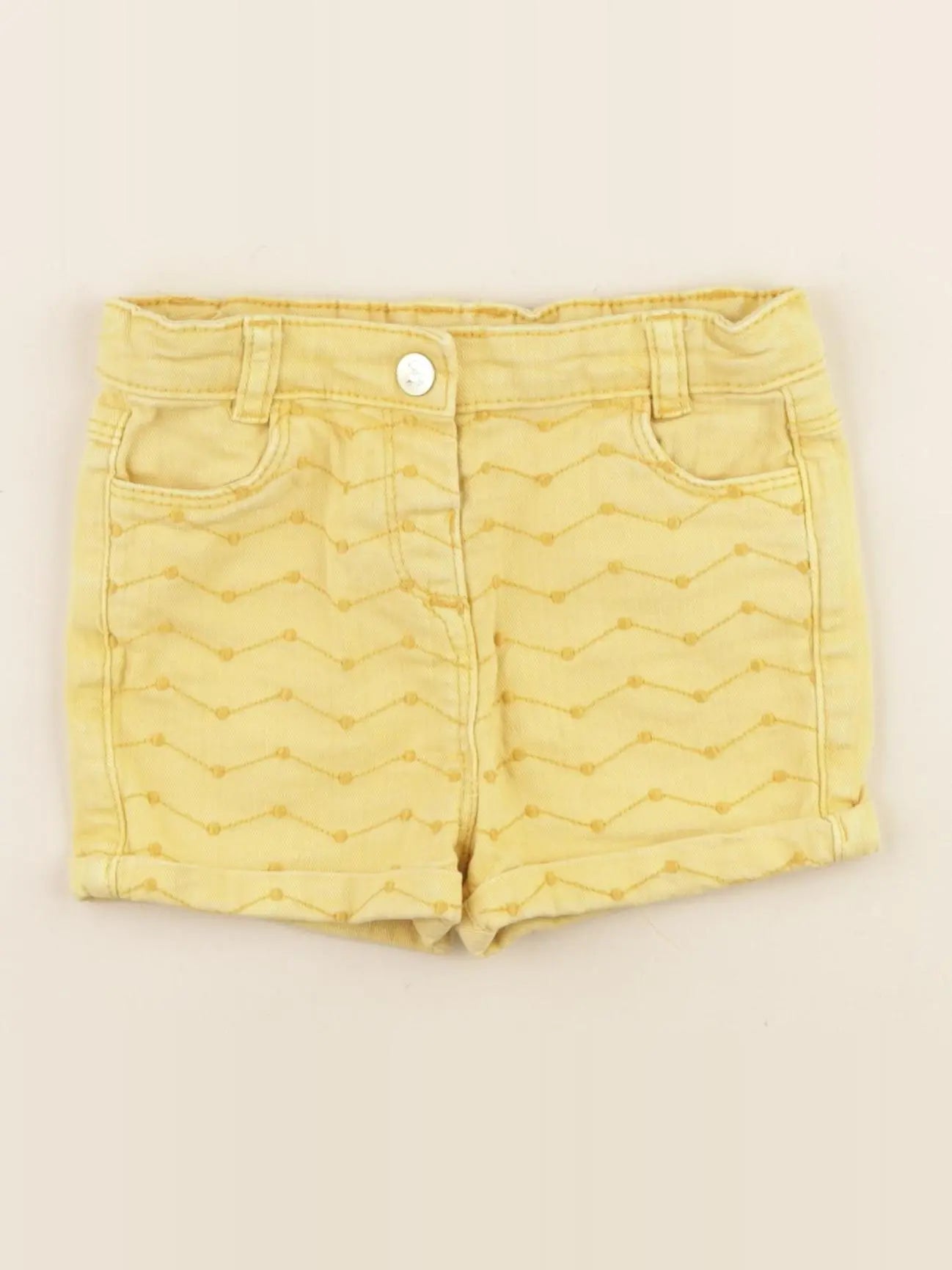 Tape à l'oeil - short jaune - 24 mois