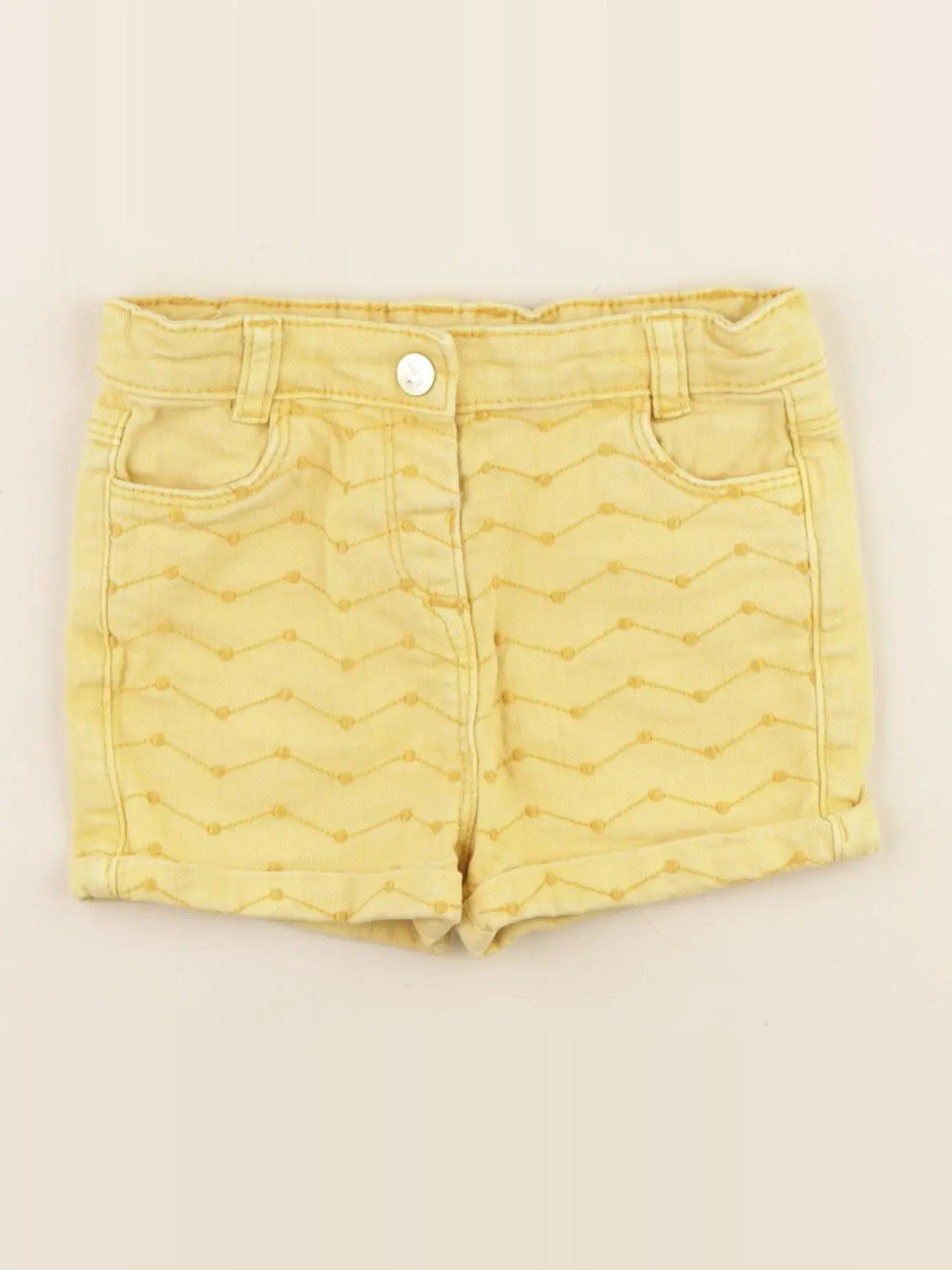 Tape à l'oeil - short jaune - 24 mois